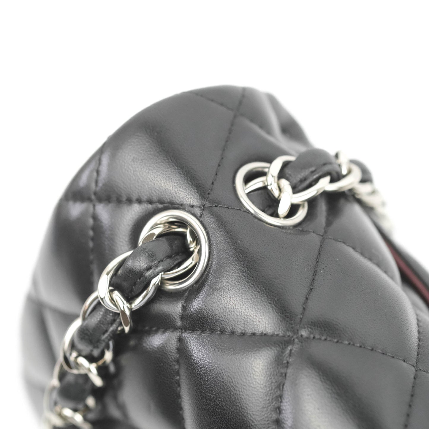 Chanel Jumbo Double Flap Black Lambskin Silver Hardware⁣⁣