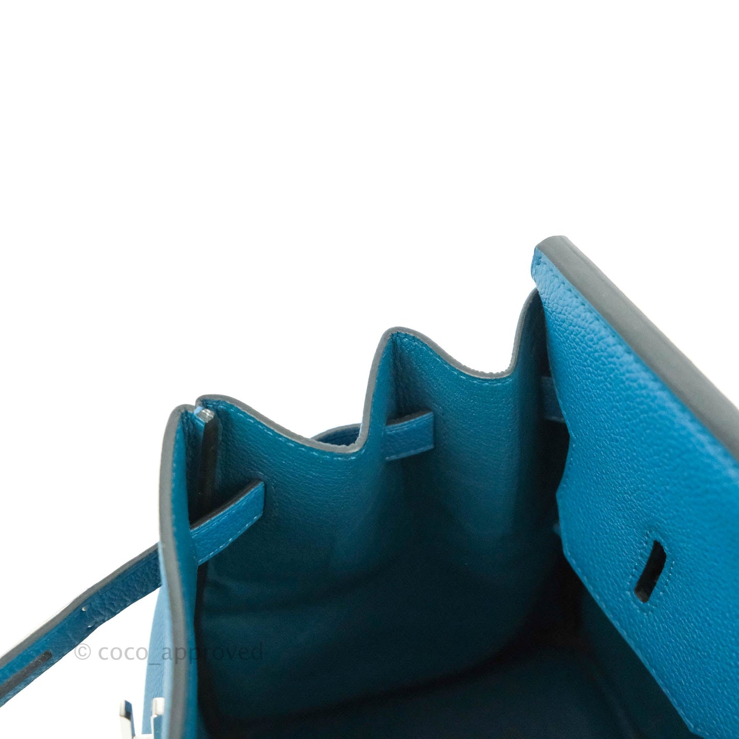 Hermès Birkin 35 Cobalt Togo Palladium Hardware
