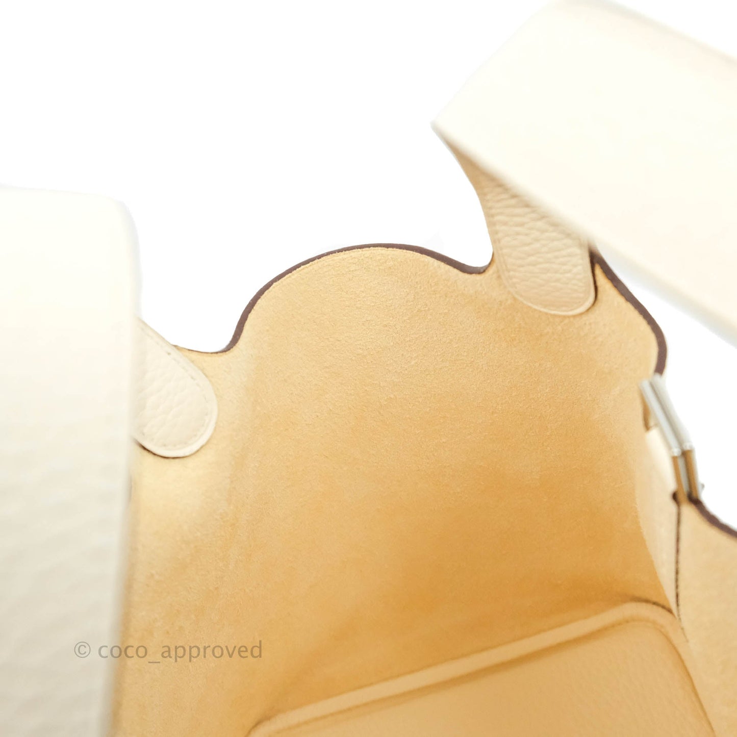 Hermès Clemence Picotin Lock 18 Nata Silver Hardware