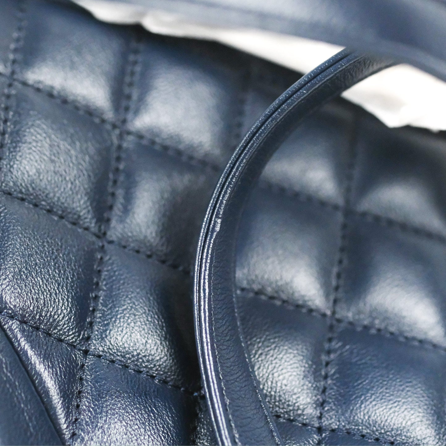 Chanel Duma Backpack Medium Navy Calfskin Gold Hardware 23P