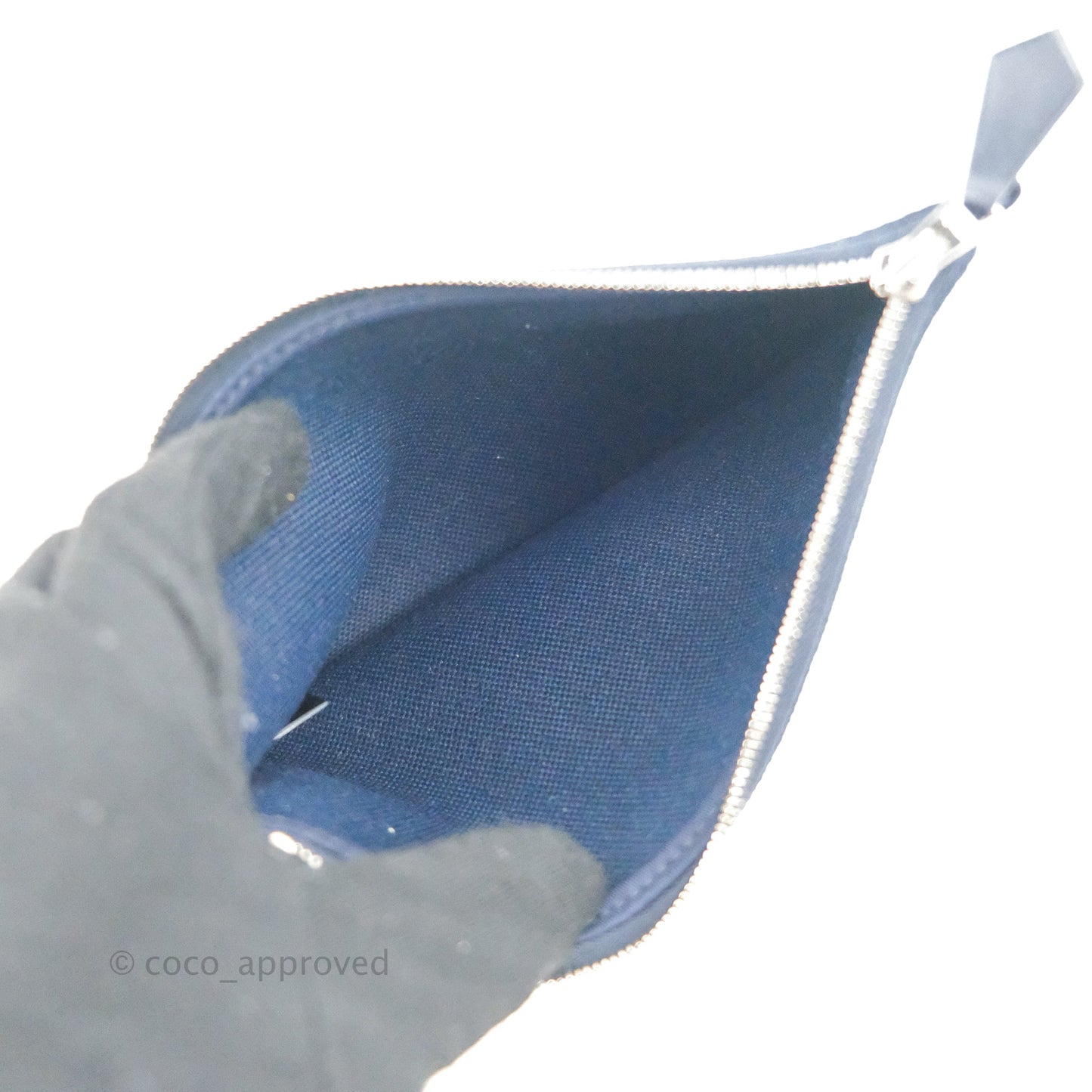 Hermès Herbag Zip 39 Navy Canvas Palladium Hardware