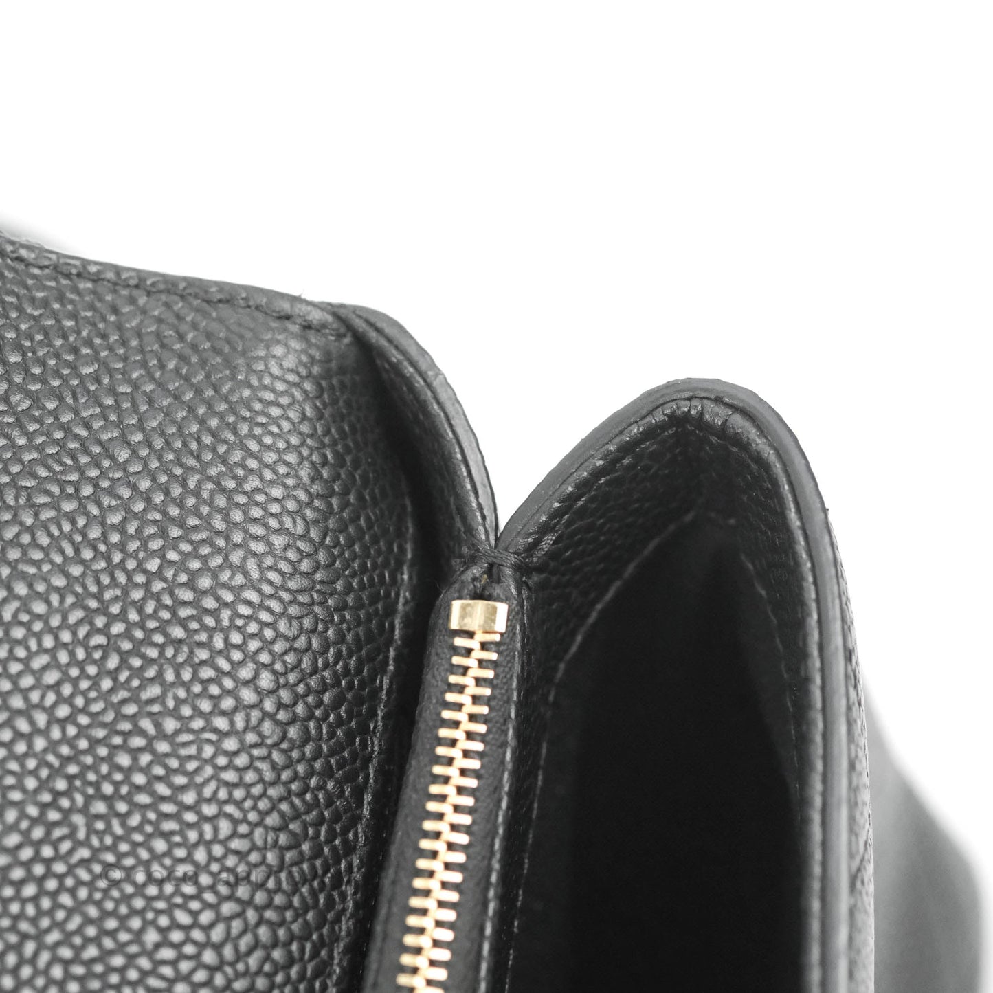 Chanel Small Chic Affinity Grained Calfskin Black Gold Hardware