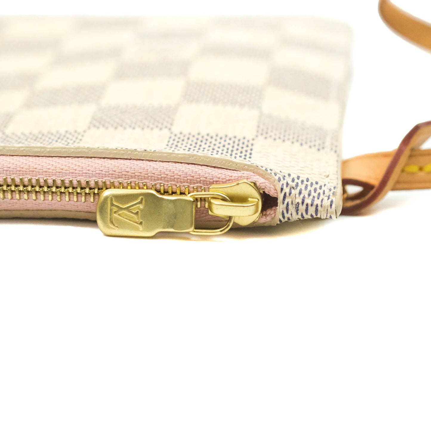 LV Neverfull MM Damier Azur Canvas Tote Bag