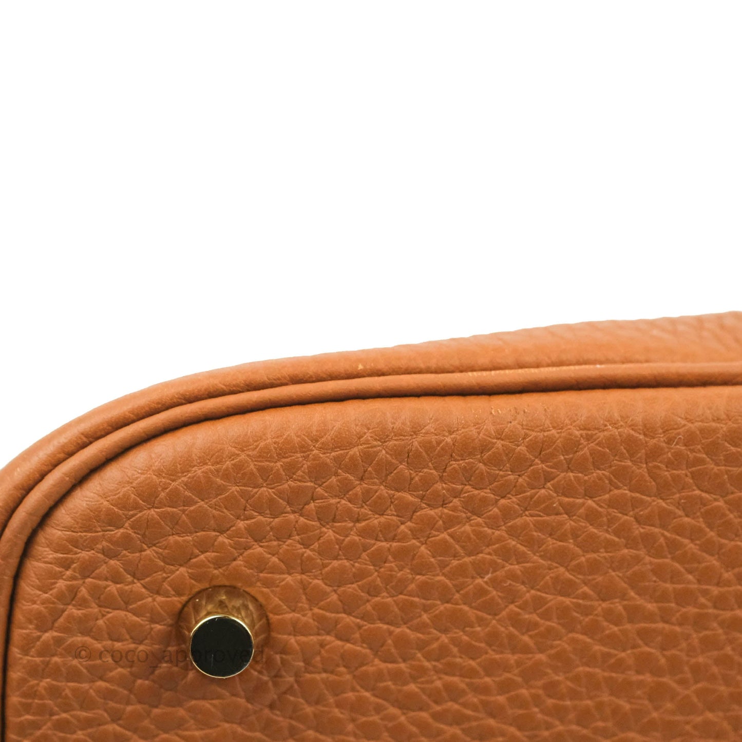 Hermès Picotin 26 GM Taurillon Clemence Gold Gold Hardware