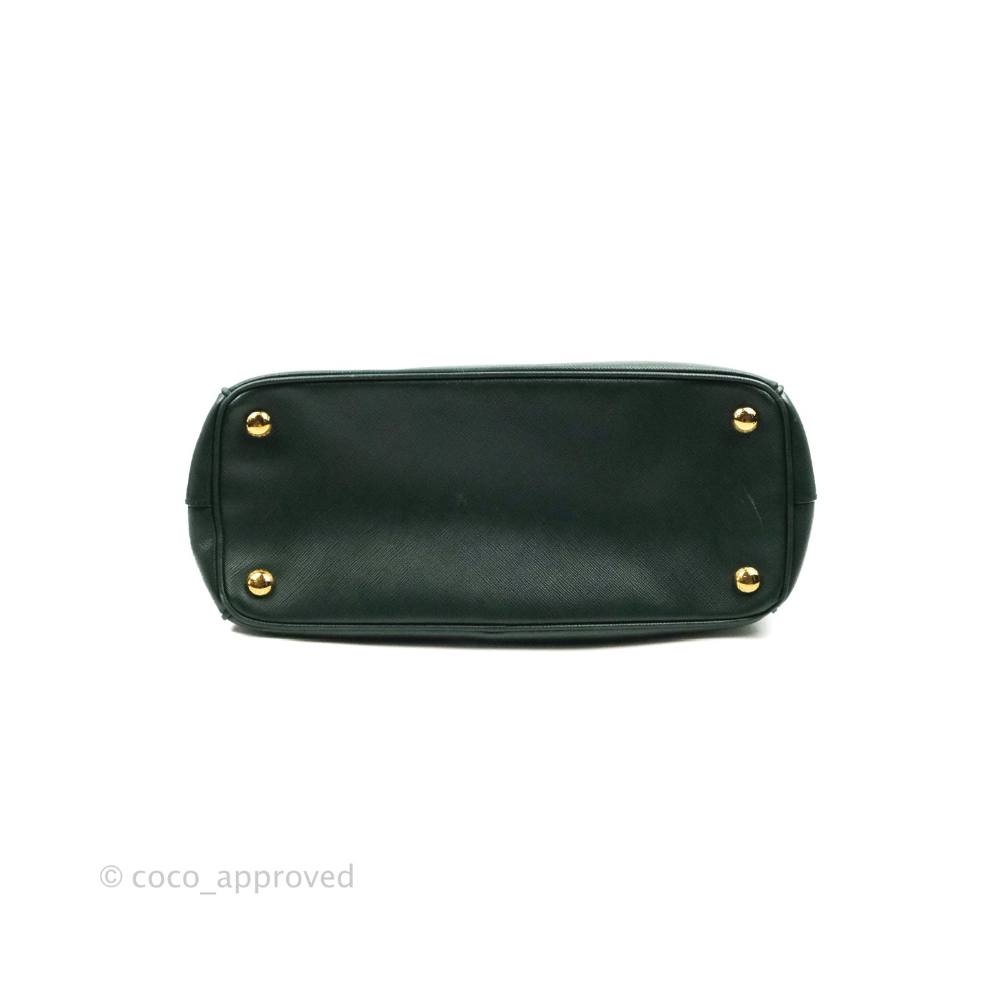 Prada Small Saffiano Lux Galleria Bag Emerald