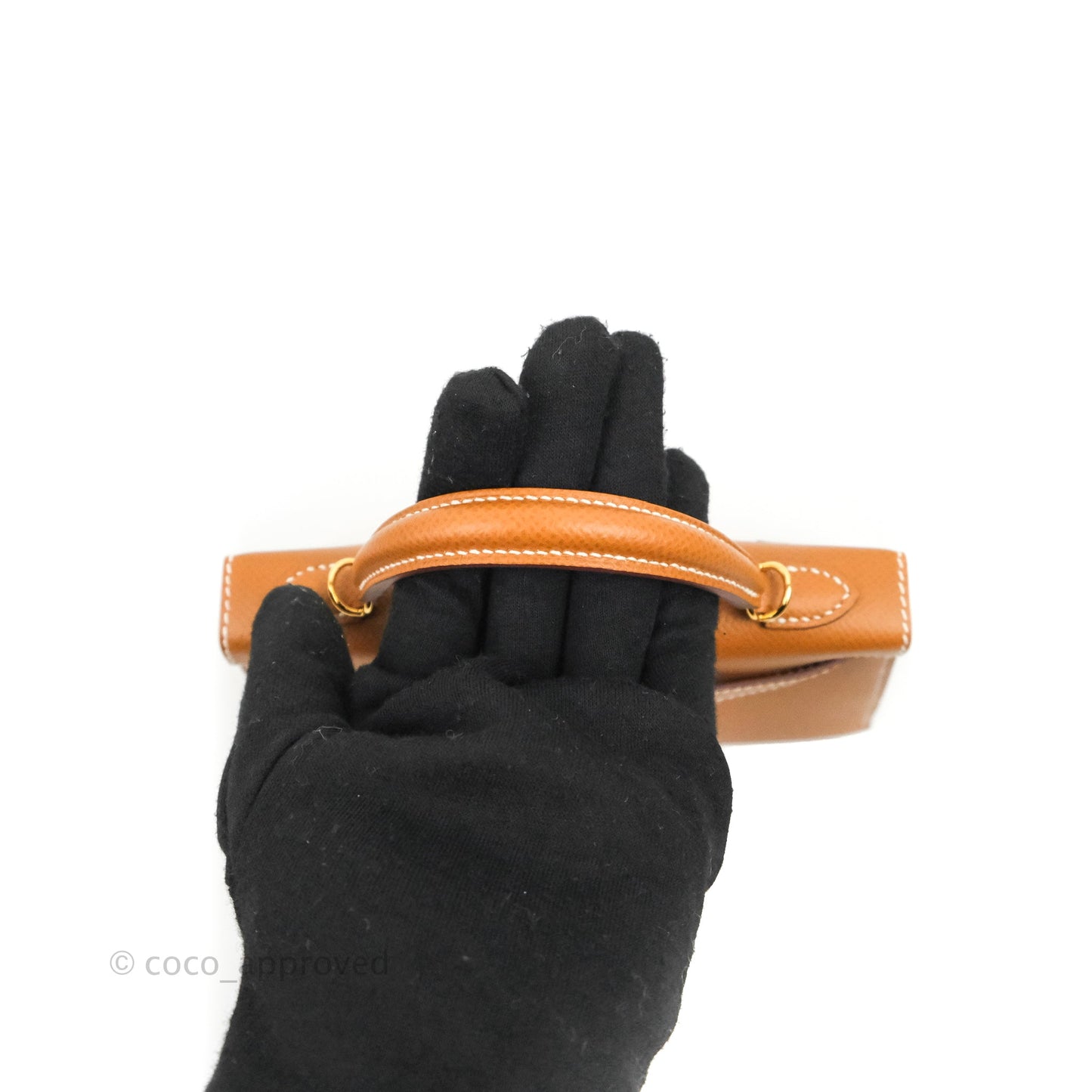 Hermès Mini Kelly II Gold Epsom Gold Hardware
