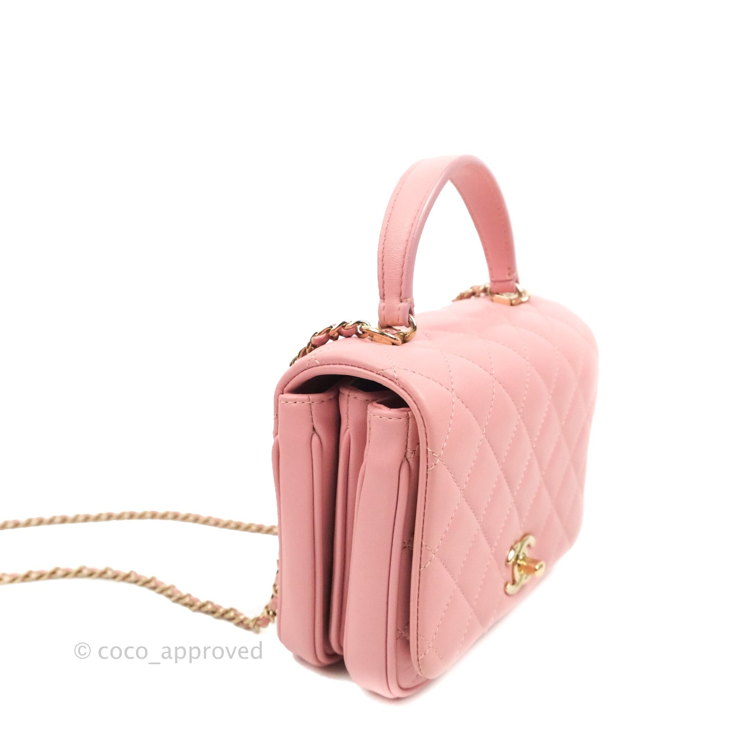 Chanel Citizen Chic Mini Flap Bag Pink Lambskin Gold Hardware