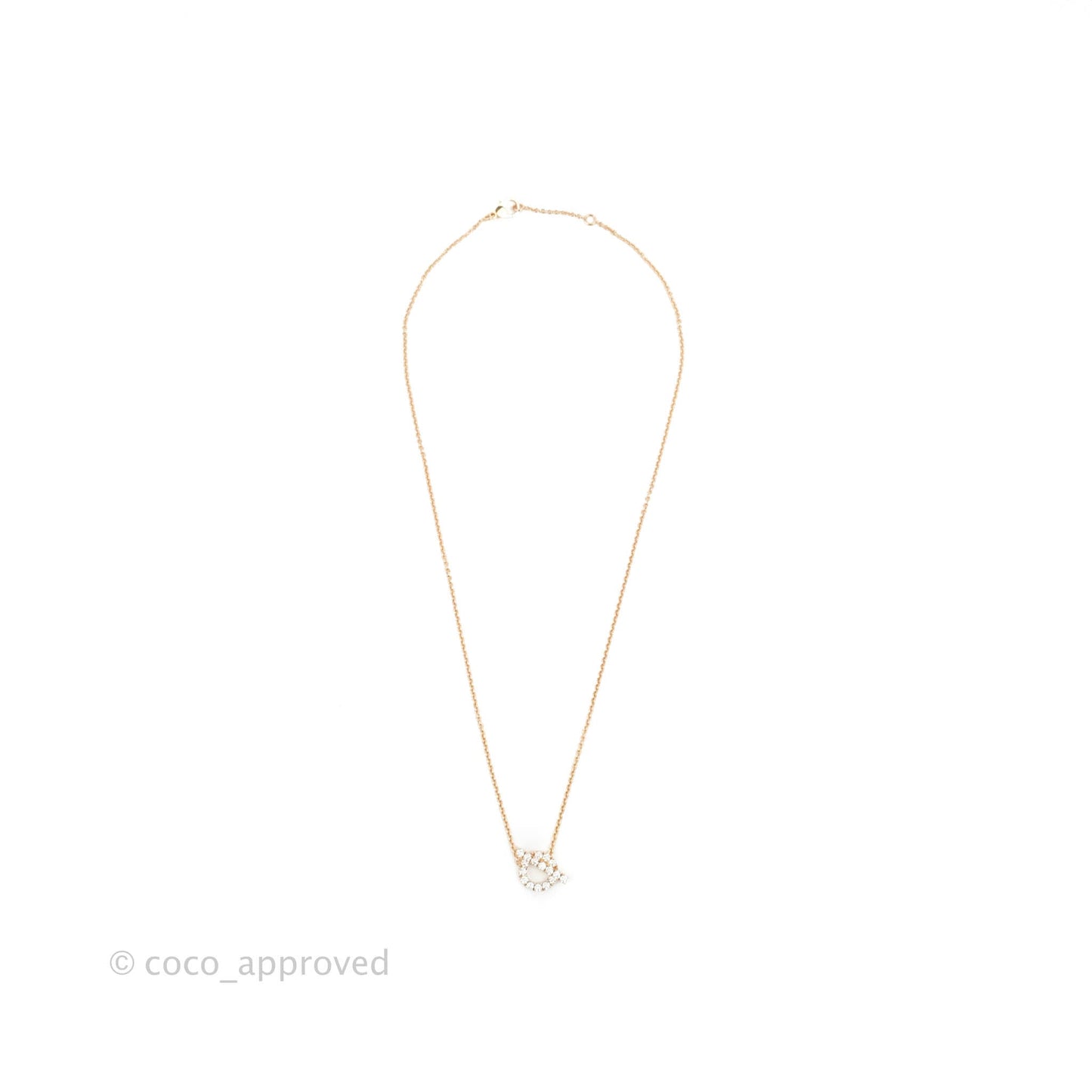 Hermès Finesse Necklace Rose Gold