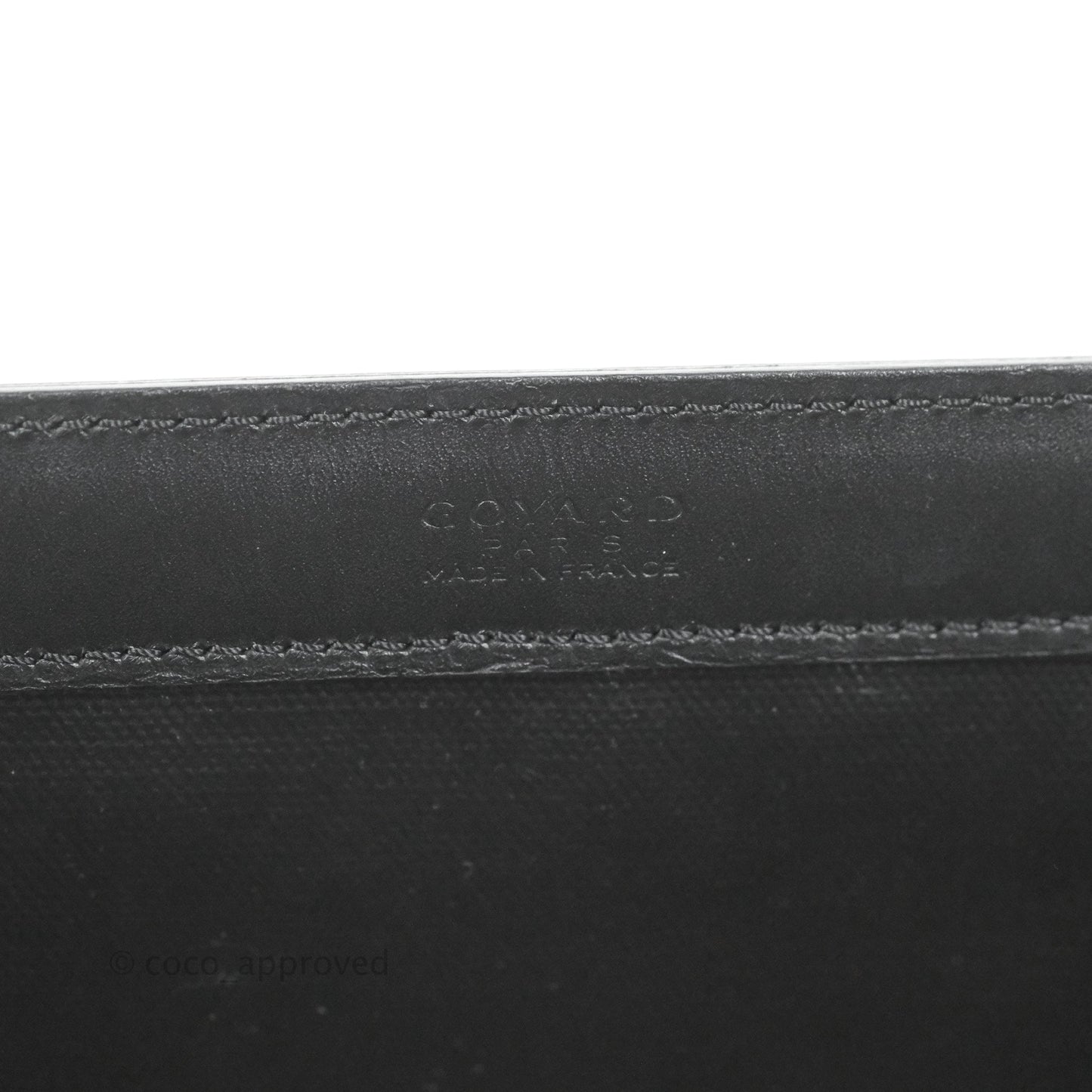 Goyard Goyardine Bellechasse PM Black