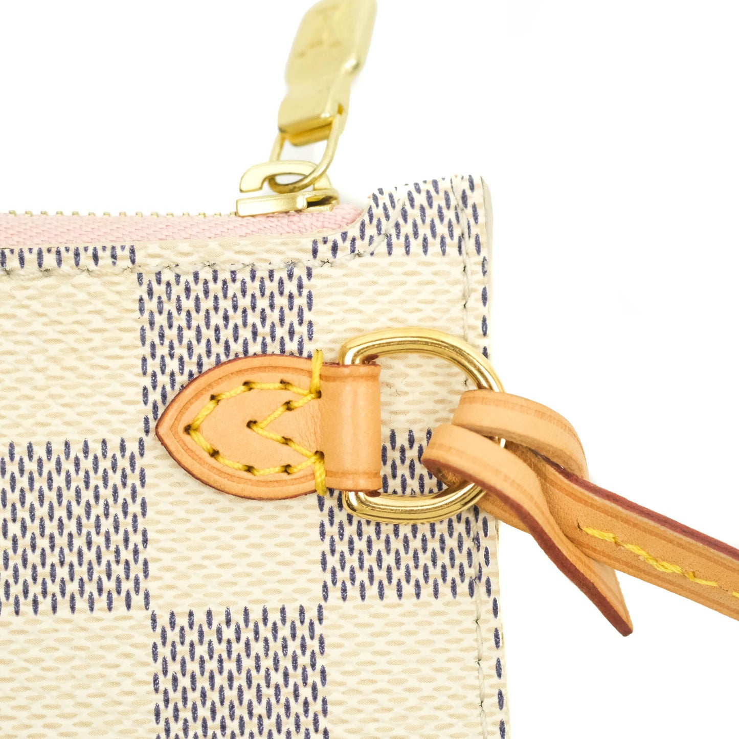LV Neverfull MM Damier Azur Canvas Tote Bag