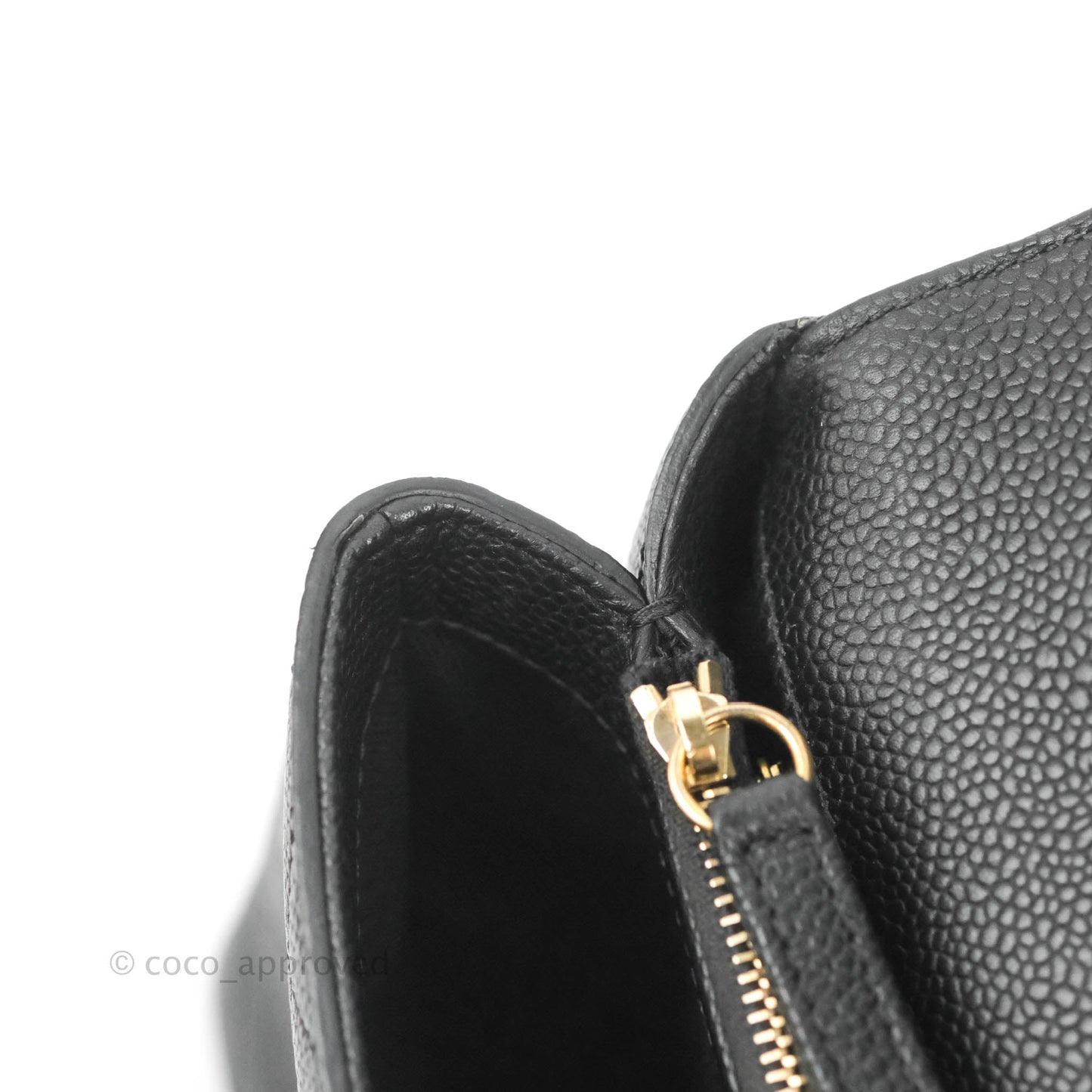 Chanel Small Chic Affinity Grained Calfskin Black Gold Hardware
