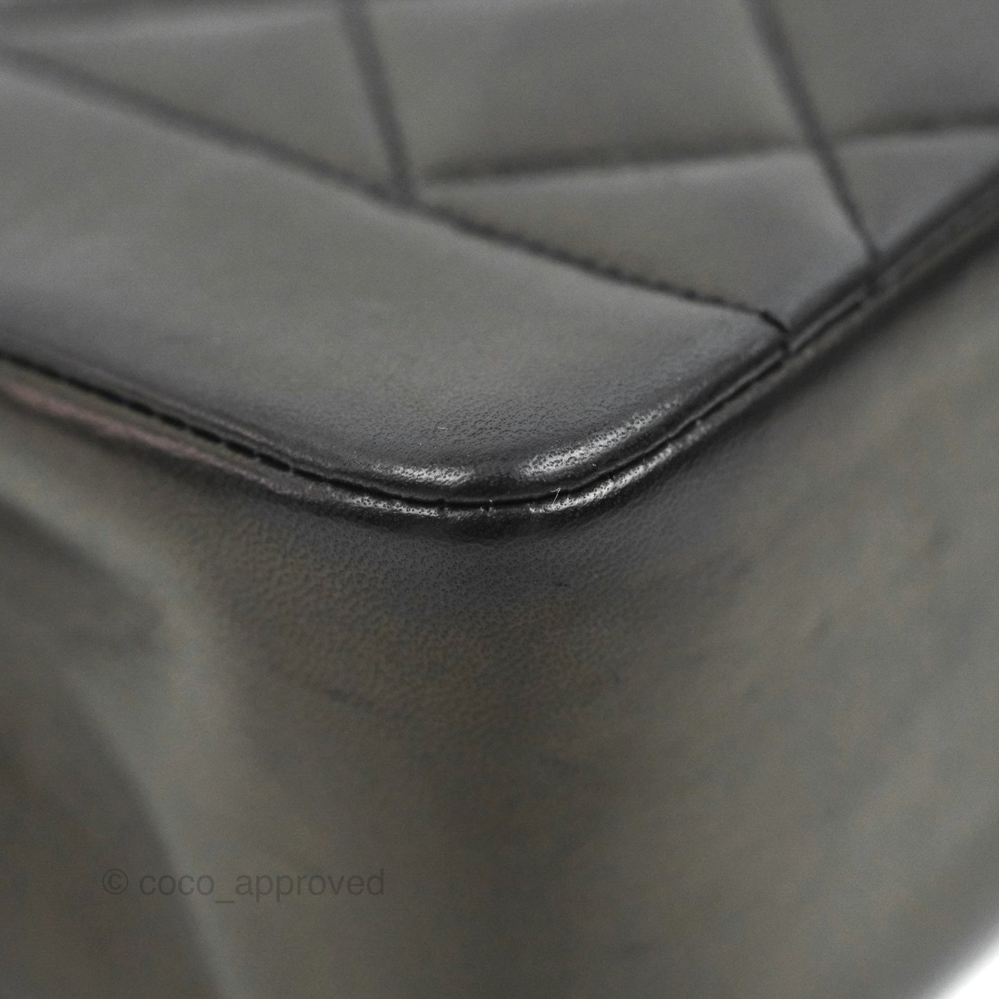 Chanel Vintage Small Quilted Classic Diana Flap Bag Black Lambskin 24K Gold Hardware