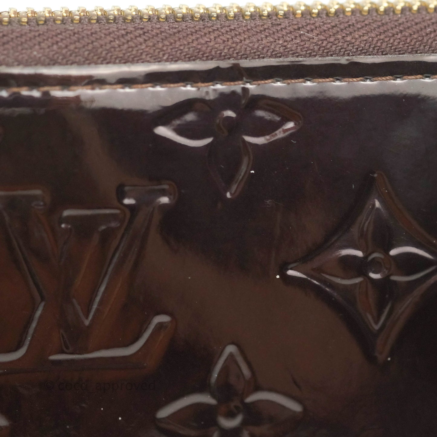 Louis Vuitton Amarante Monogram Vernis Zippy Wallet