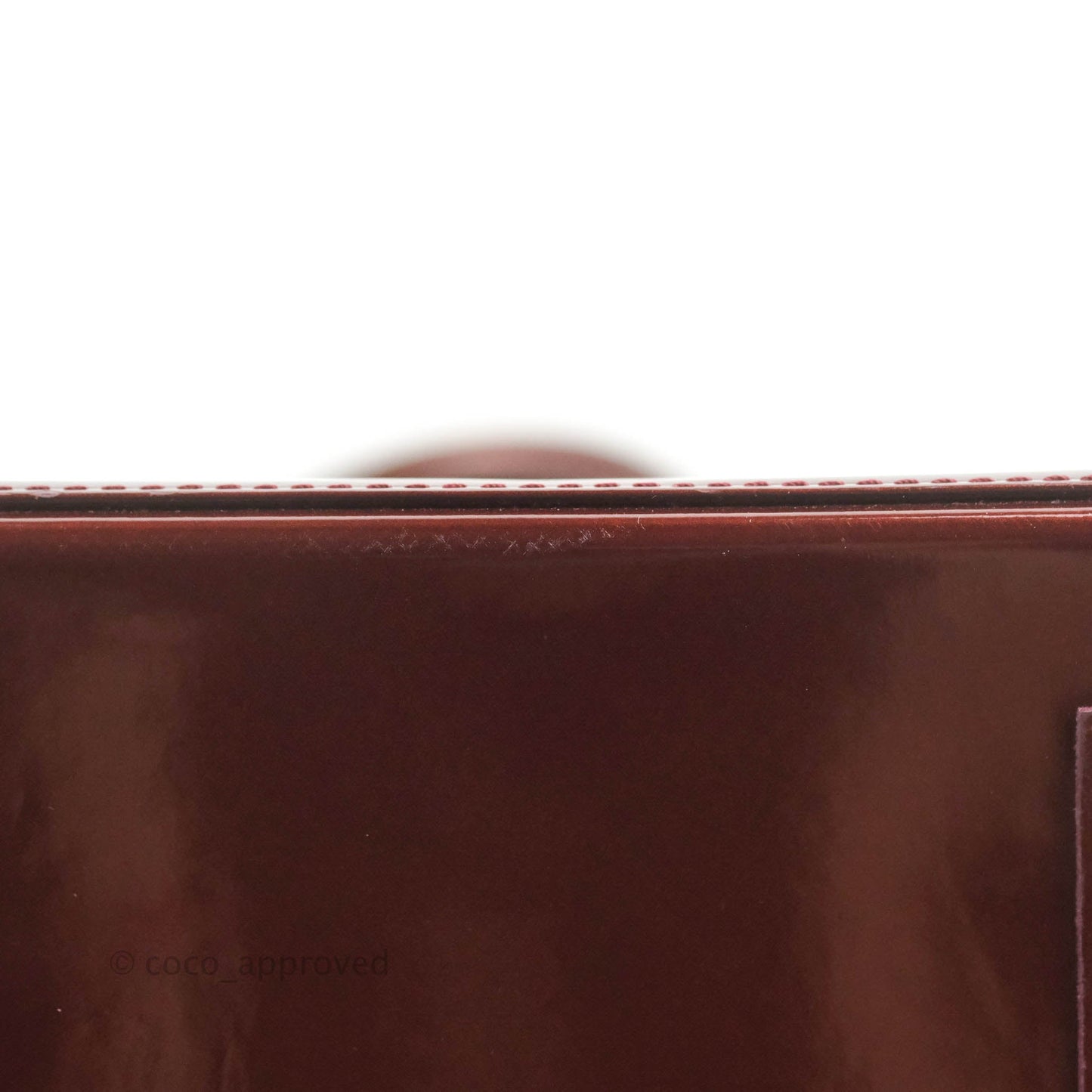 Louis Vuitton Alma PM Burgundy Patent Gold Hardware