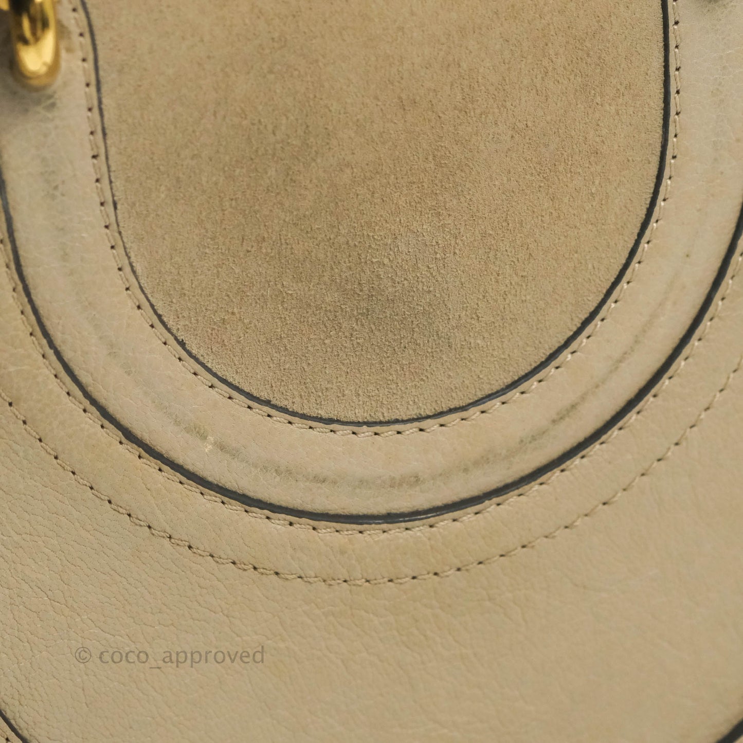 Chloe Calfskin Suede Small Pixie Bag Motty Grey