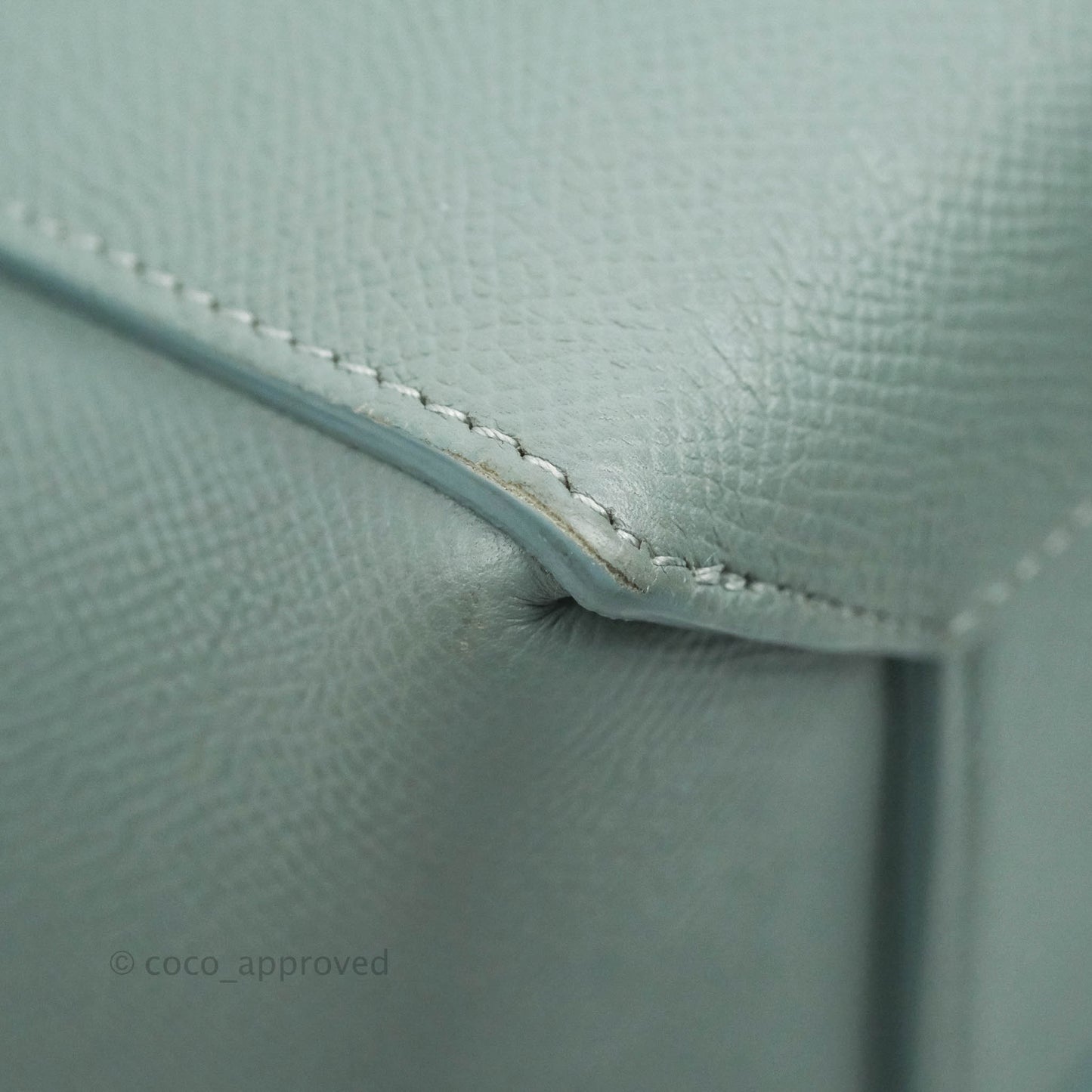 Celine Micro Belt Bag Light Blue Grained Calfskin Gold Hardware