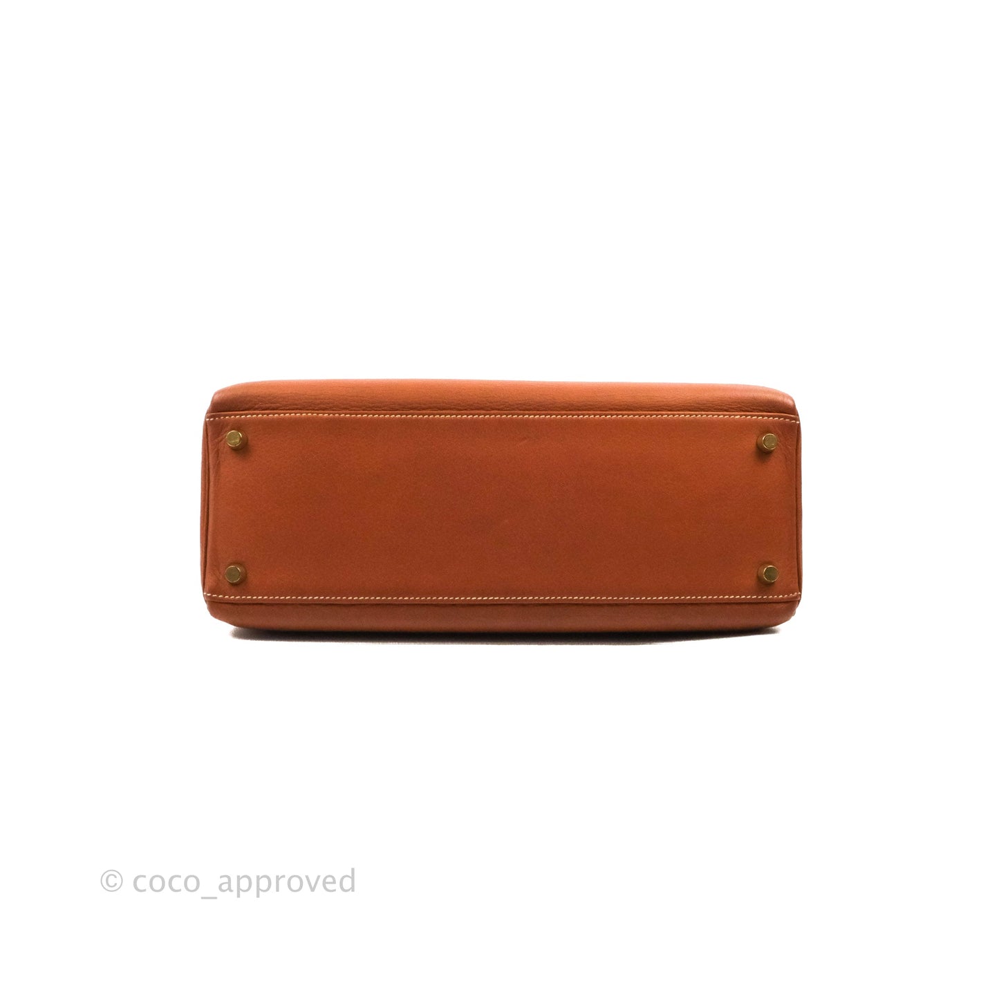 Hermès Kelly 32 Retourne Gold Clemence Gold Hardware