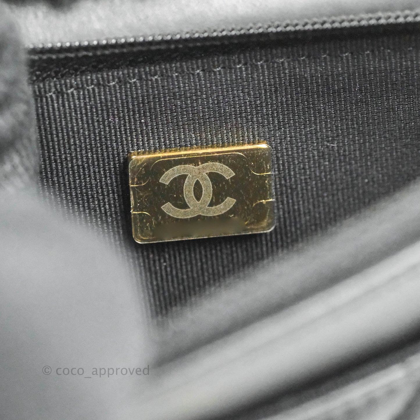 Chanel Quilted WOC Black Lambskin Gold Hardware