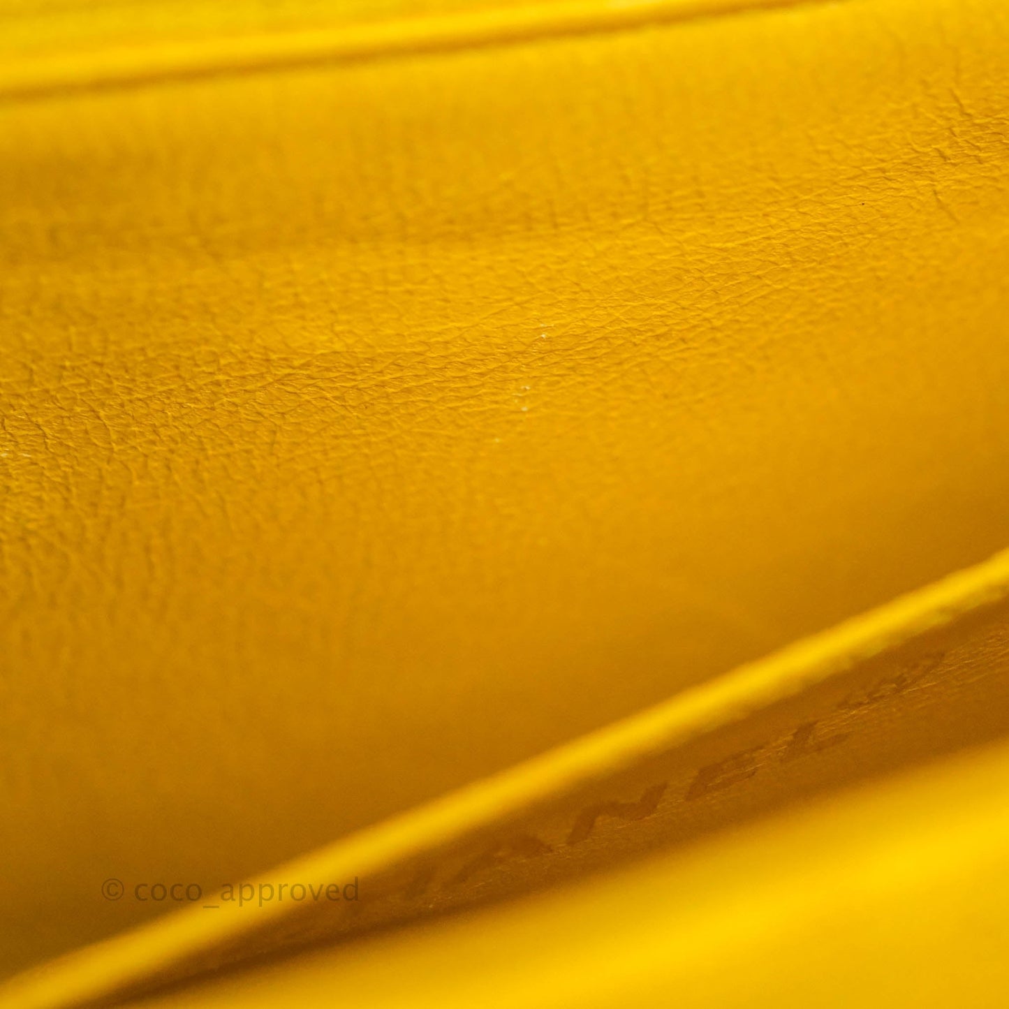 Chanel Vintage Small Classic Diana Flap Bag Yellow Linen Fabric 24K Gold Hardware