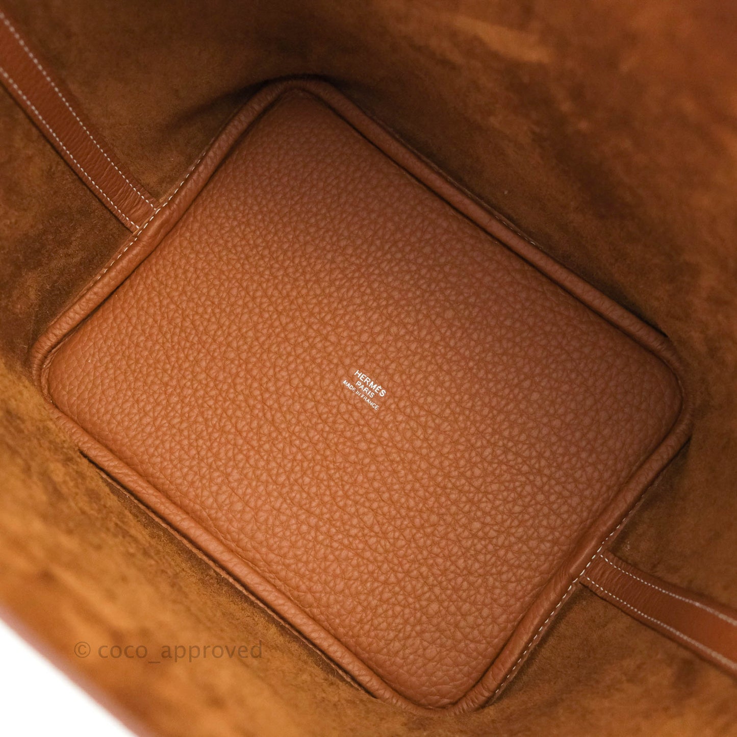 Hermès Picotin 22 Clemence Gold Palladium Hardware