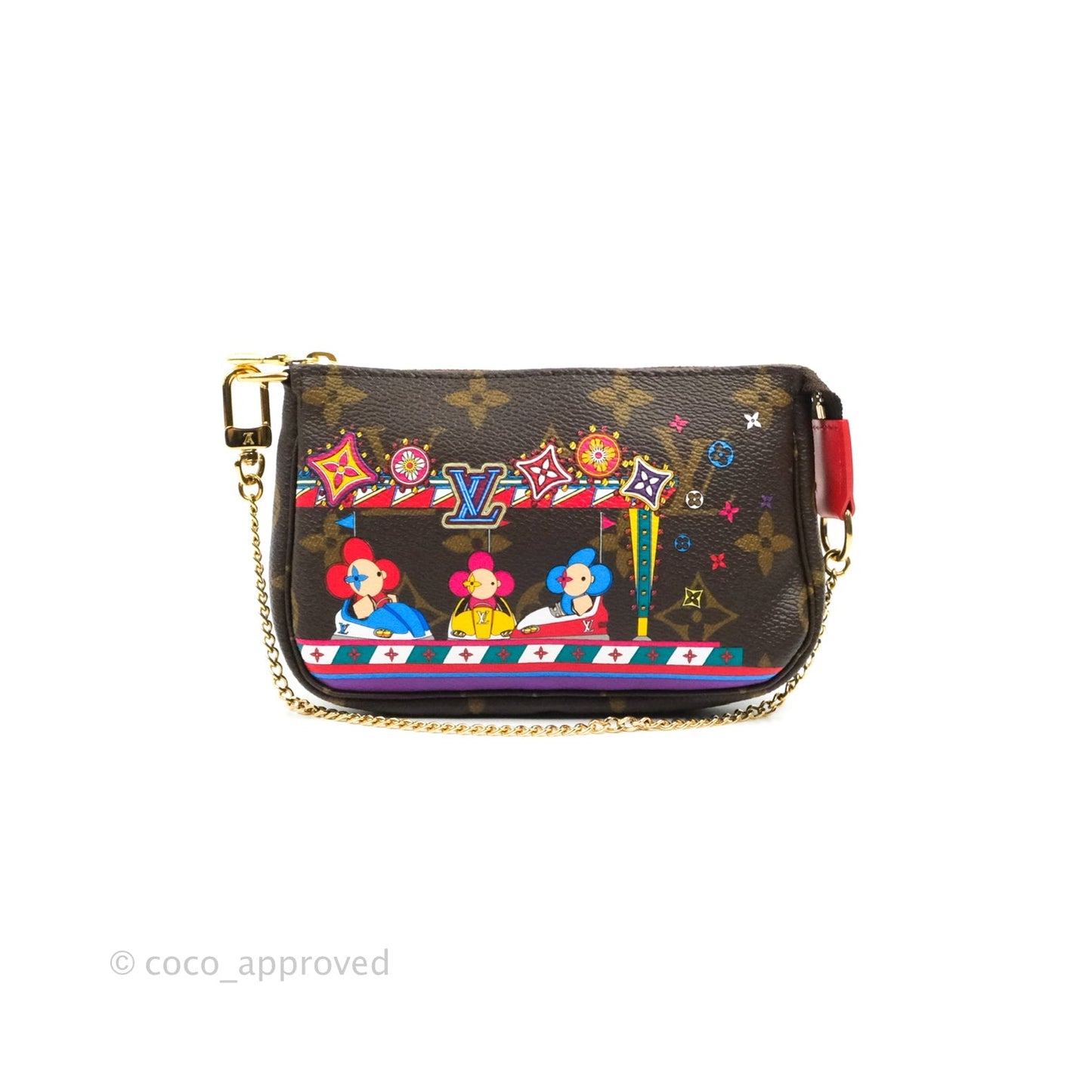 Louis Vuitton Monogram Canvas Christmas 2020 Animation Accessories Pochette
