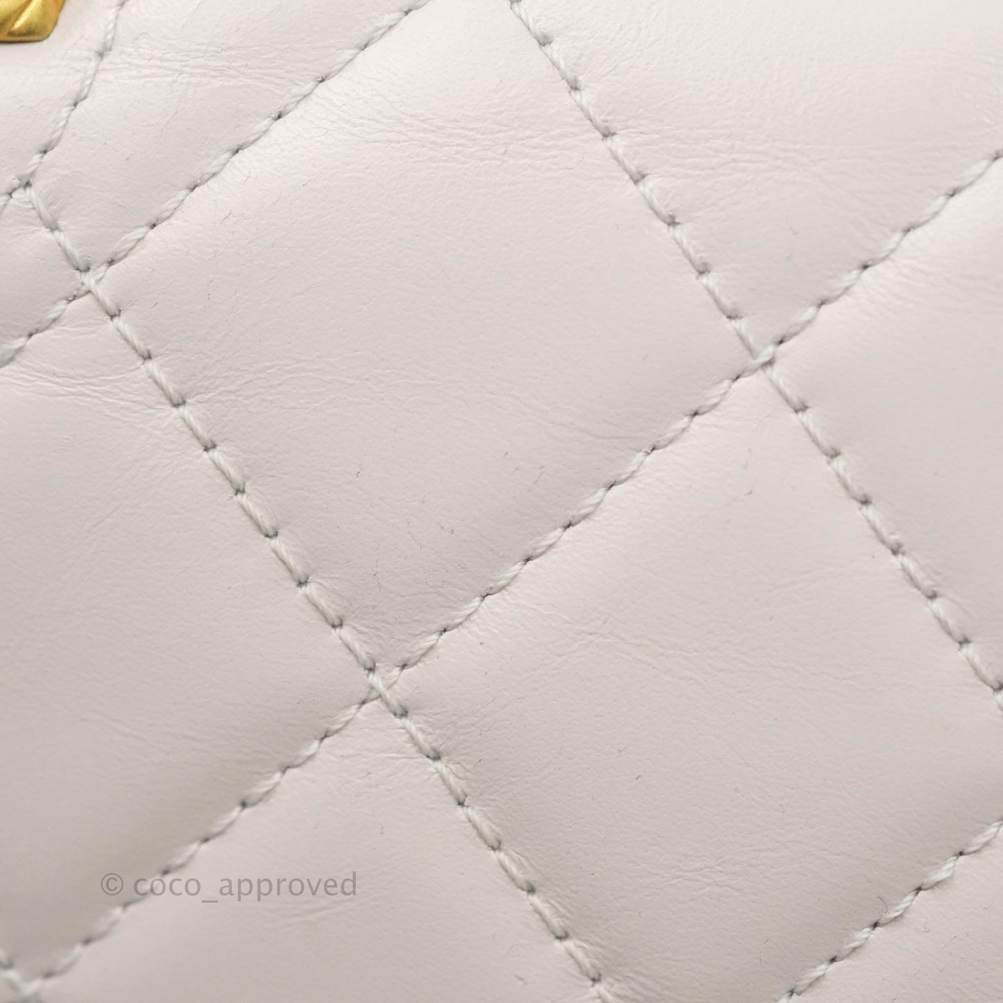 Chanel Mini Flap Light Lilac Glazed Calfskin Aged Gold Hardware