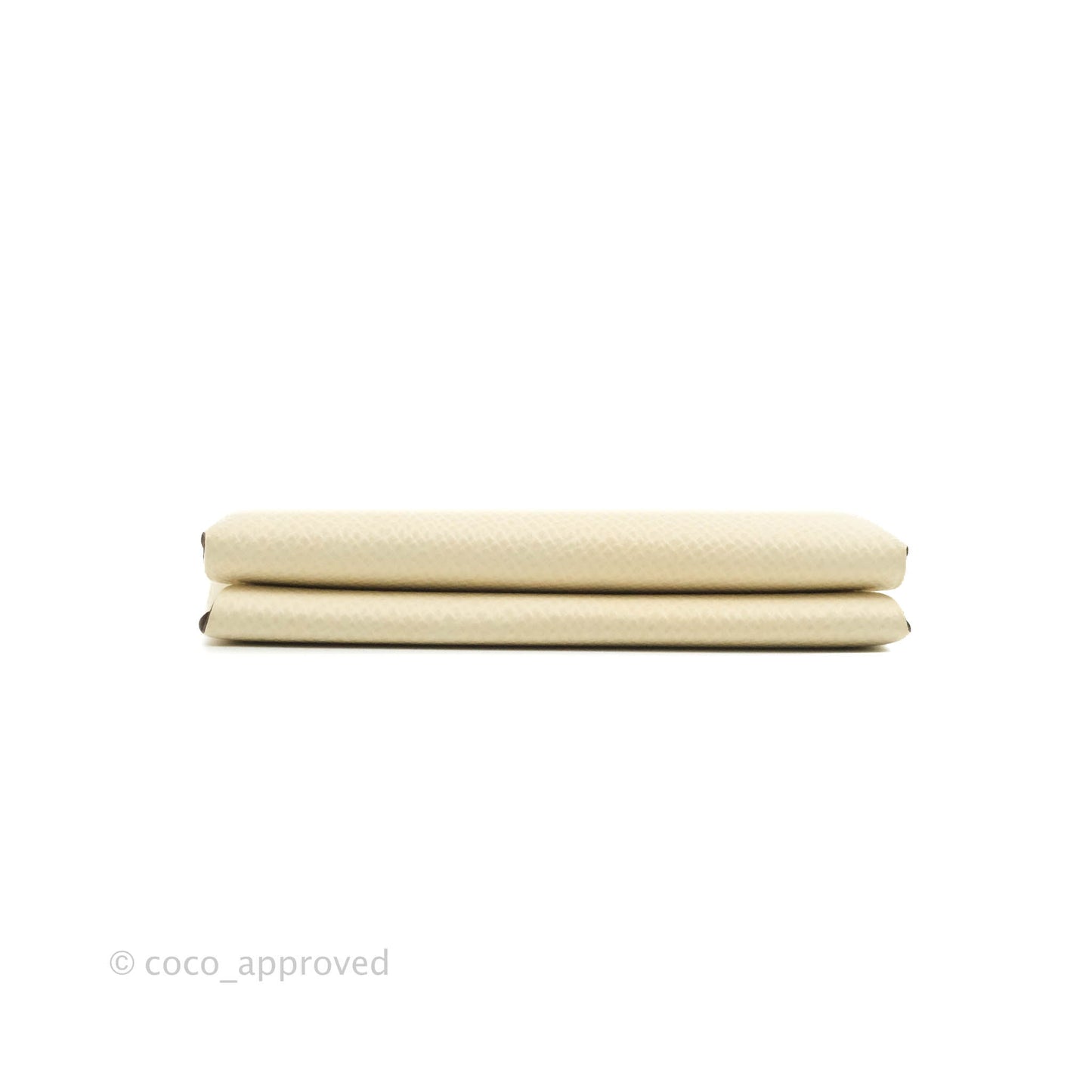 Hermès Calvi Duo Verso Card Case Nata/Jaune Poussin Epsom