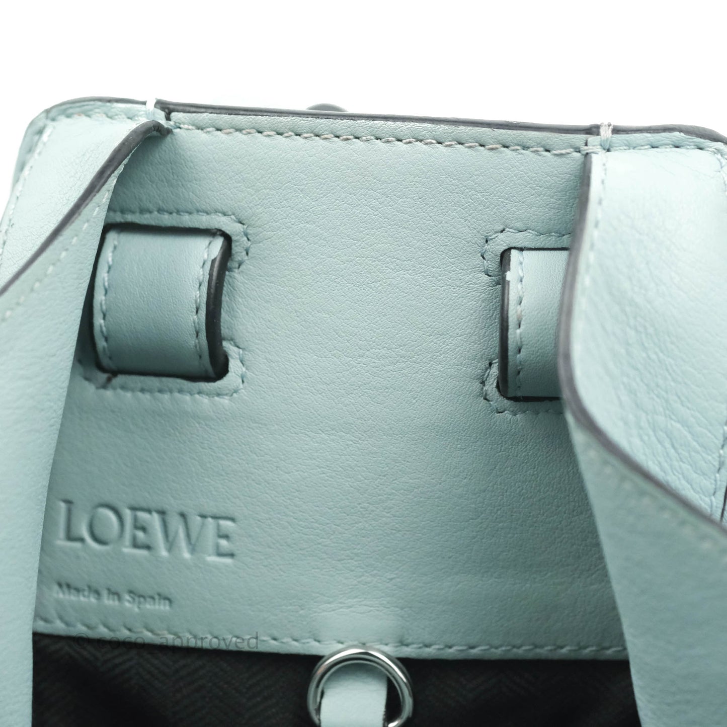 Loewe Hammock Small Aqua Shoulder Bag