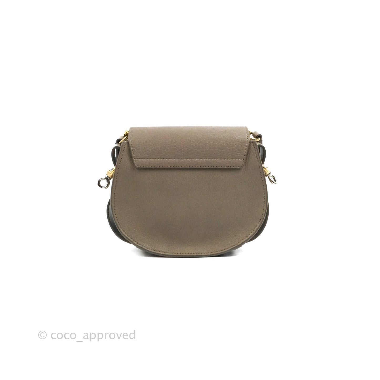 Chloé Small Tess Bag Motty Grey Grained Calfskin