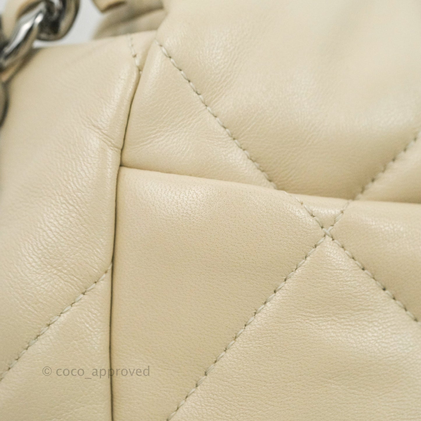 Chanel 19 Medium Ivory Mixed Hardware