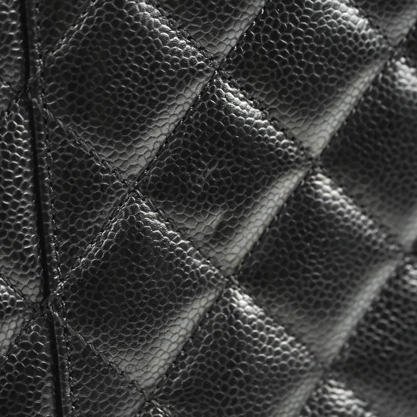 Chanel XL GST Black Caviar Gold Hardware