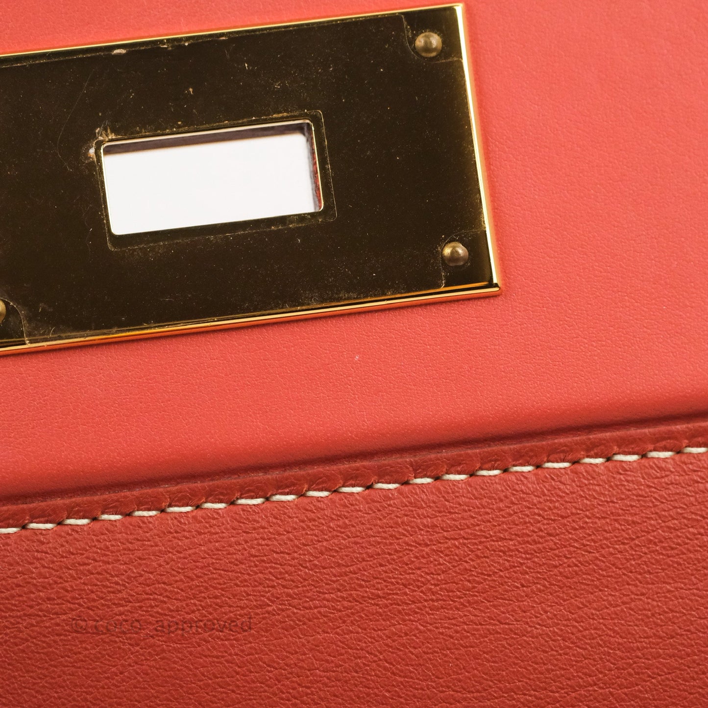 Hermès 24/24 29 Sanguine Togo Gold Hardware