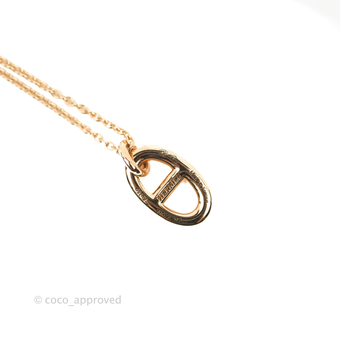 Hermès Farandole Pendant Small Model Rose Gold