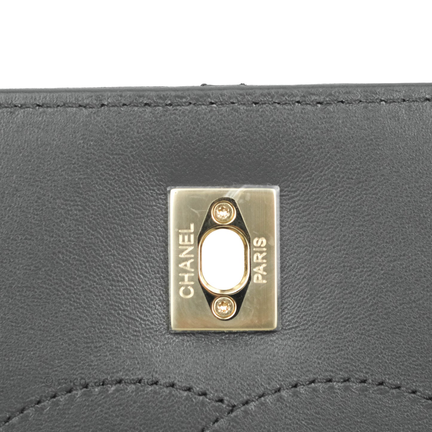 Chanel Small Quilted Trendy CC Dark Grey Lambskin Gold Hardware