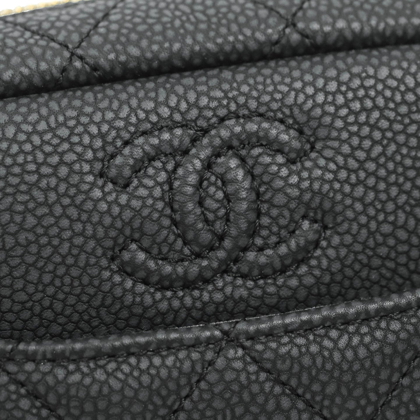 Chanel Camera Bag Black Caviar Gold Hardware