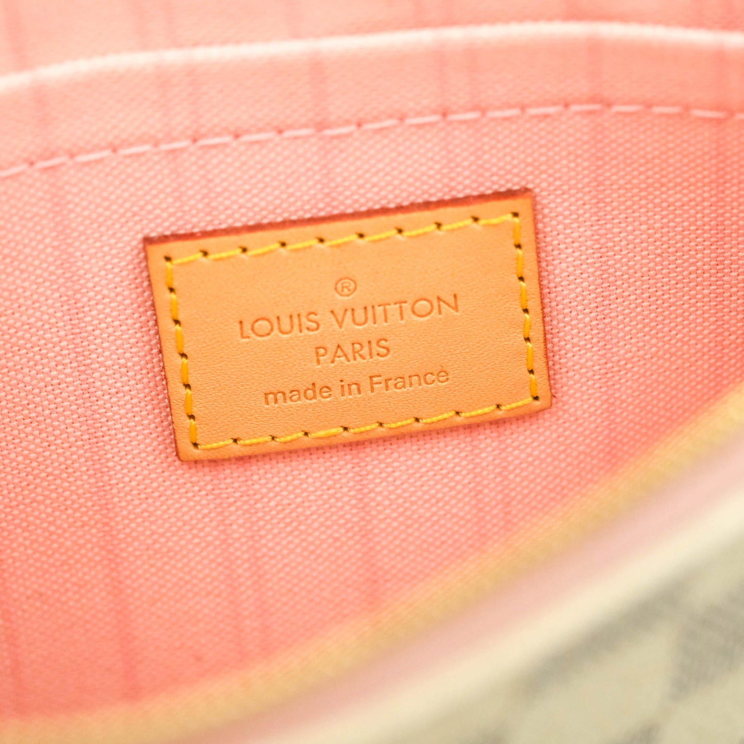 LV Neverfull MM Damier Azur Canvas Tote Bag