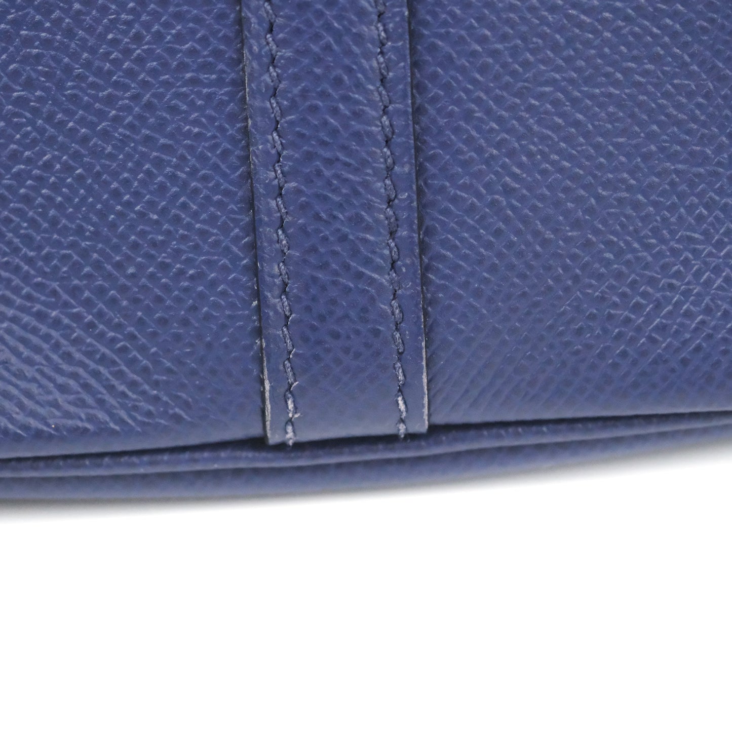 Hermès Tressage De Cuir Picotin Lock 22 Bleu Encre/Brique/Black Epsom Palladium Hardware
