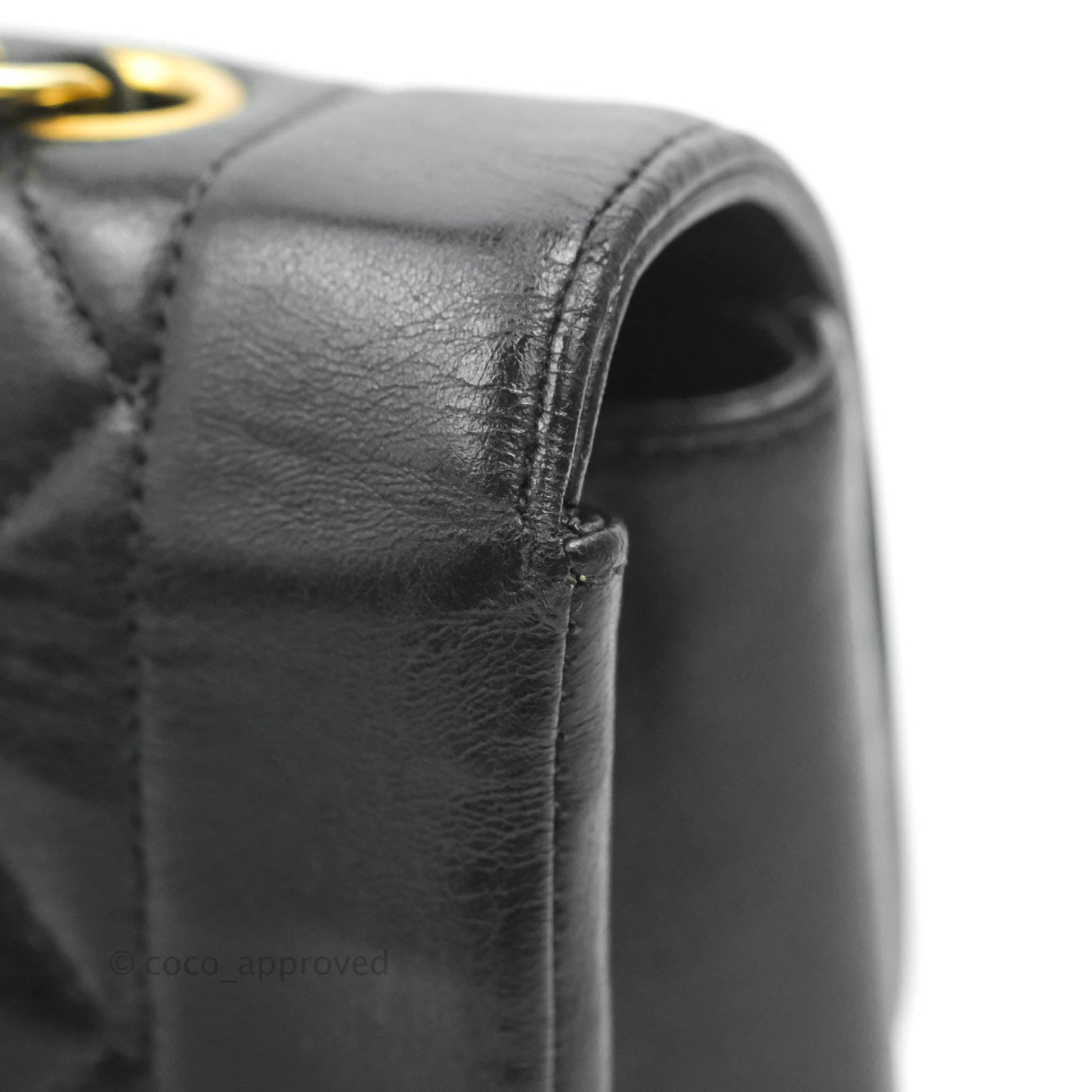 Chanel Black Quilted Lambskin Small Vintage Classic Diana Flap Bag