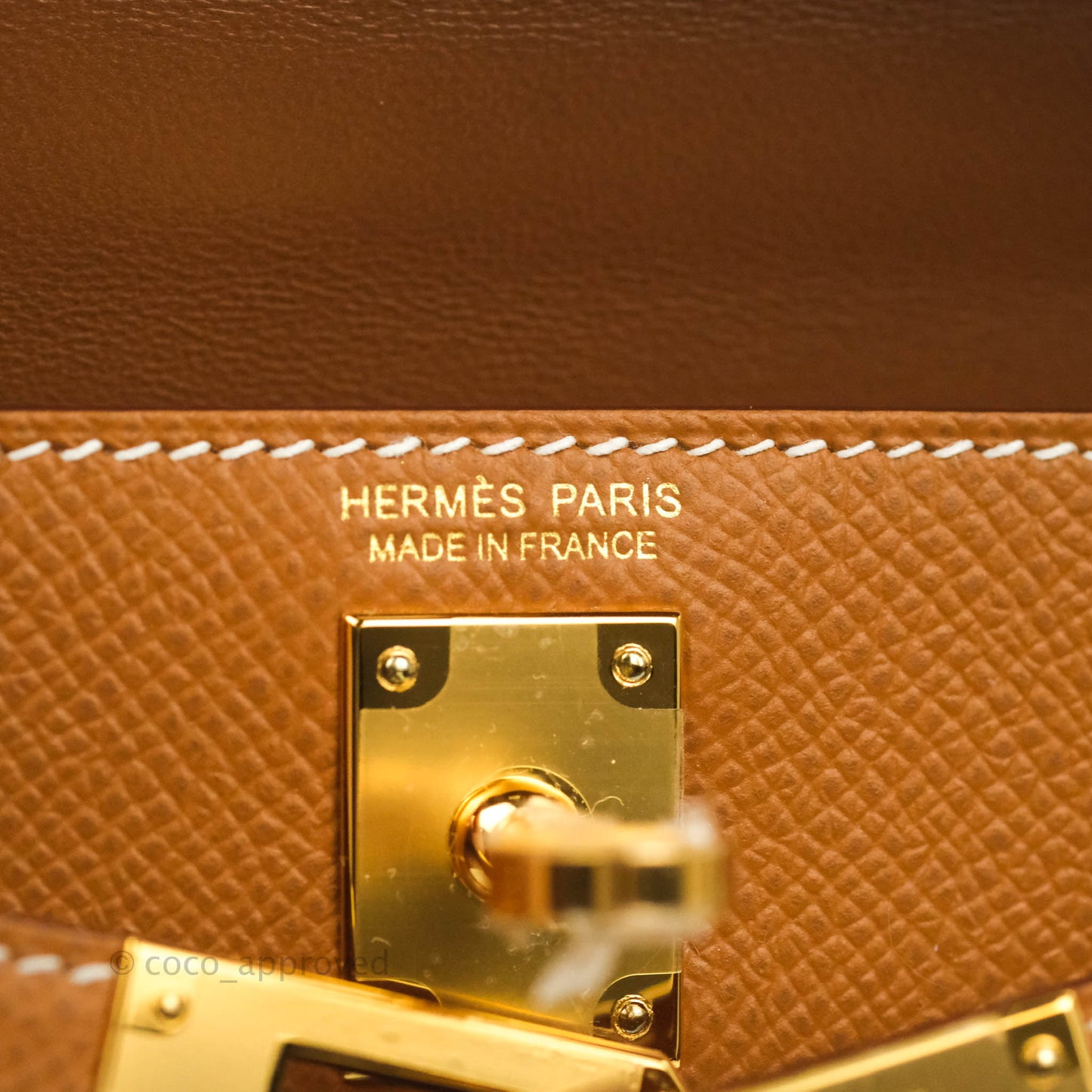 Hermès Mini Kelly II Gold Epsom Gold Hardware