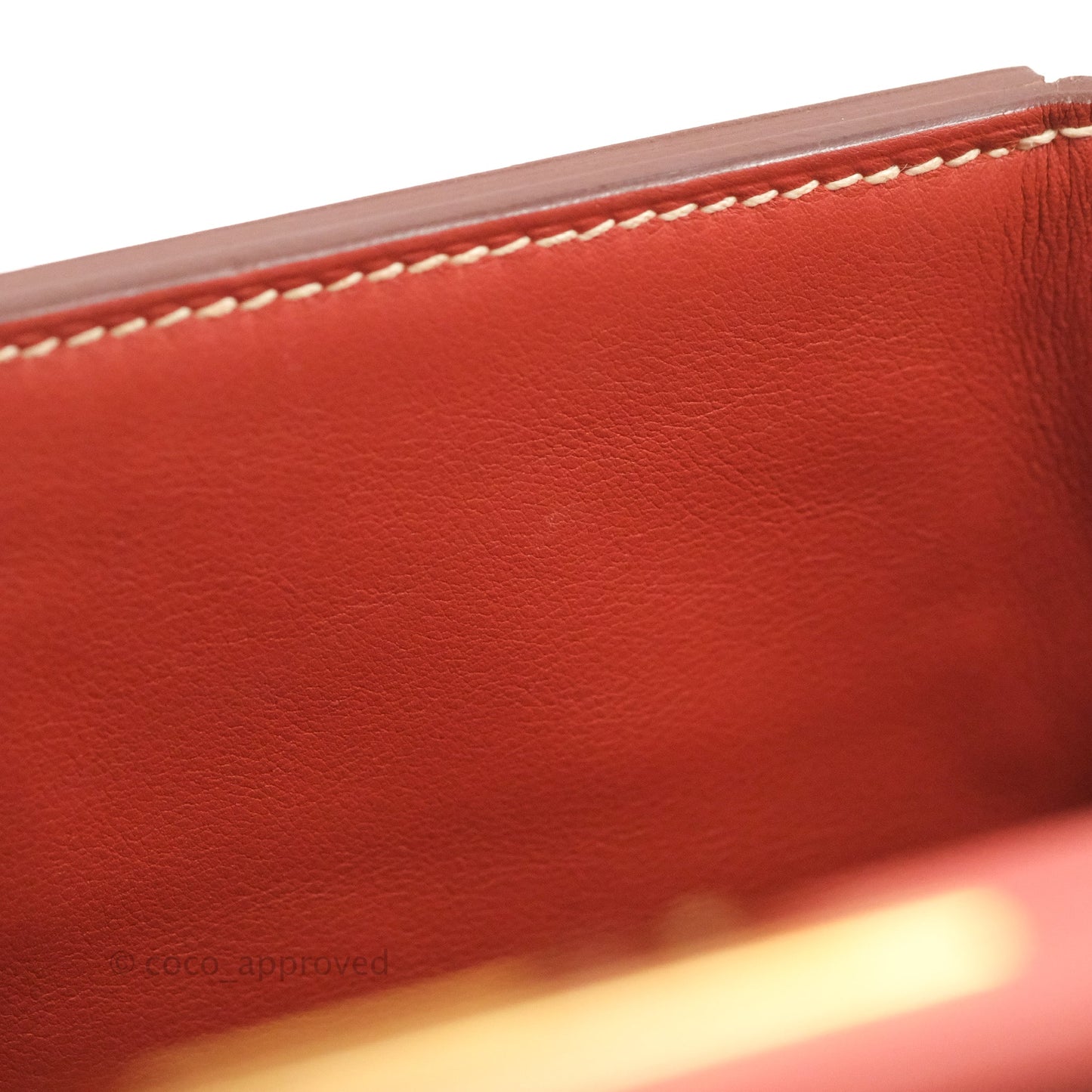 Hermès 24/24 29 Sanguine Togo Gold Hardware