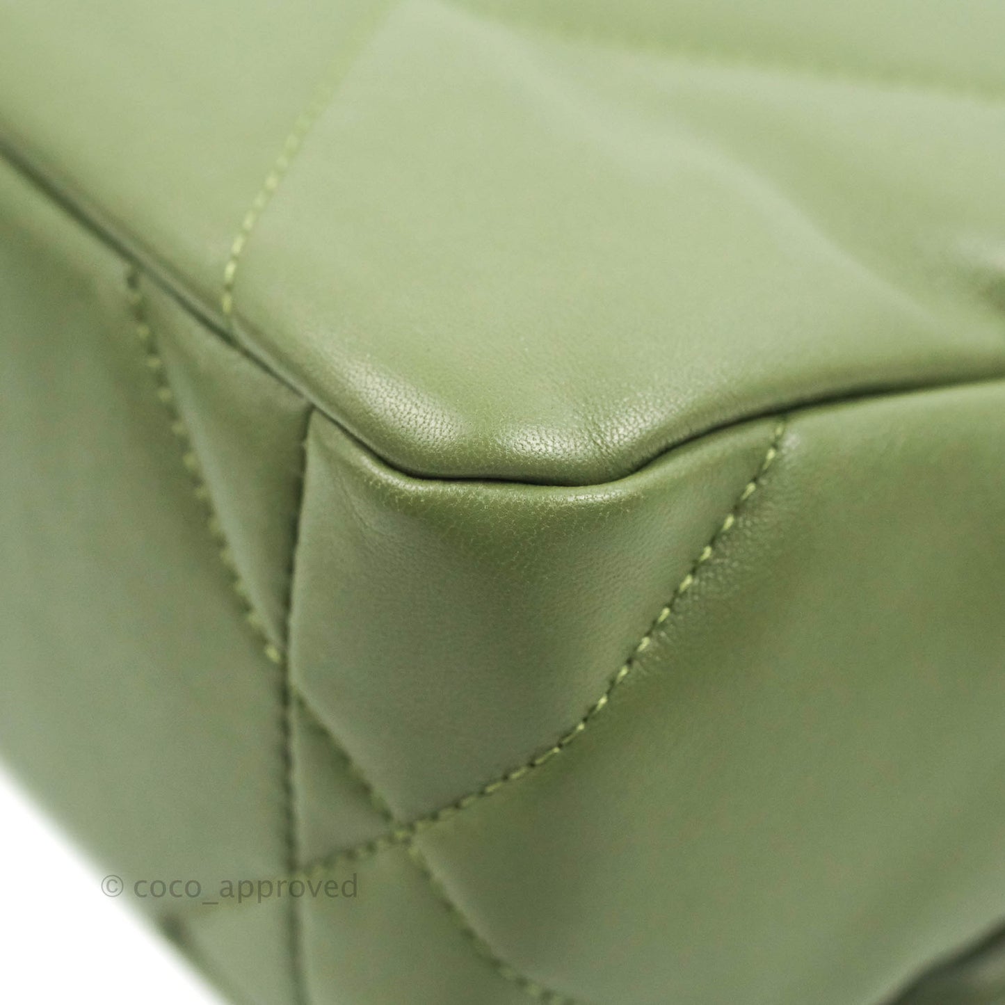 Chanel 19 Small Olive Green Mixed Hardware
