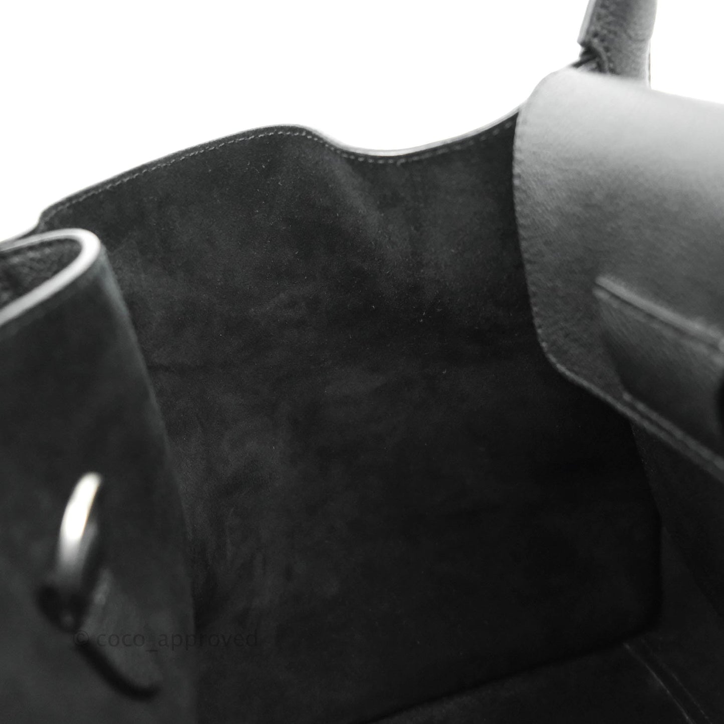 Celine Small Big Bag Black Supple Grained Leather Silver Hardware