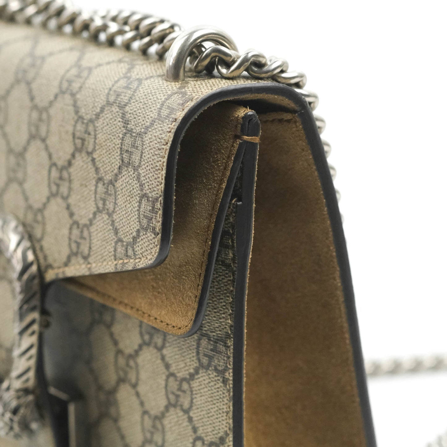 Gucci Dionysus GG Supreme Mini Bag Ruthenium Hardware