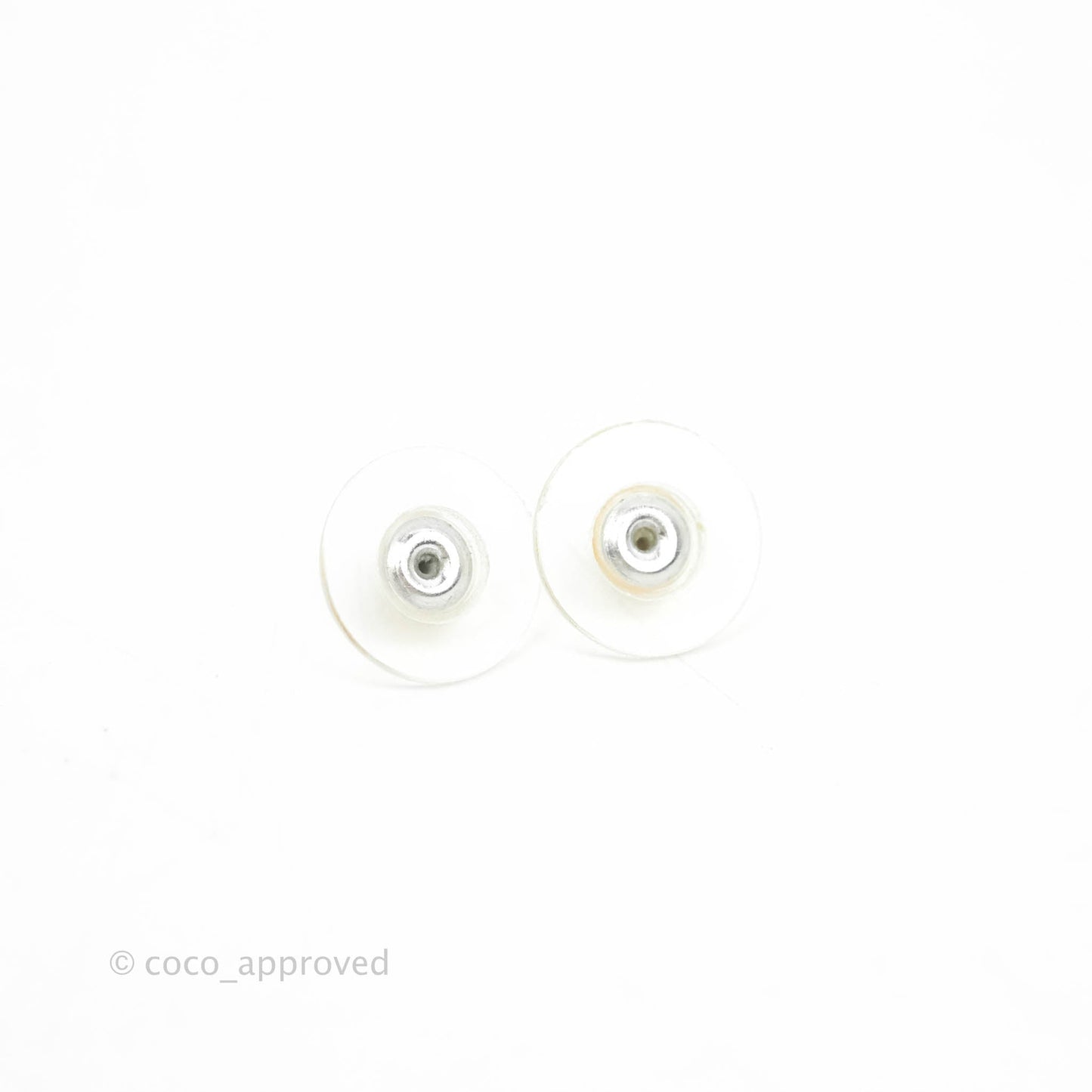 Chanel Small Pearl CC Earrings Gold Tone 20B