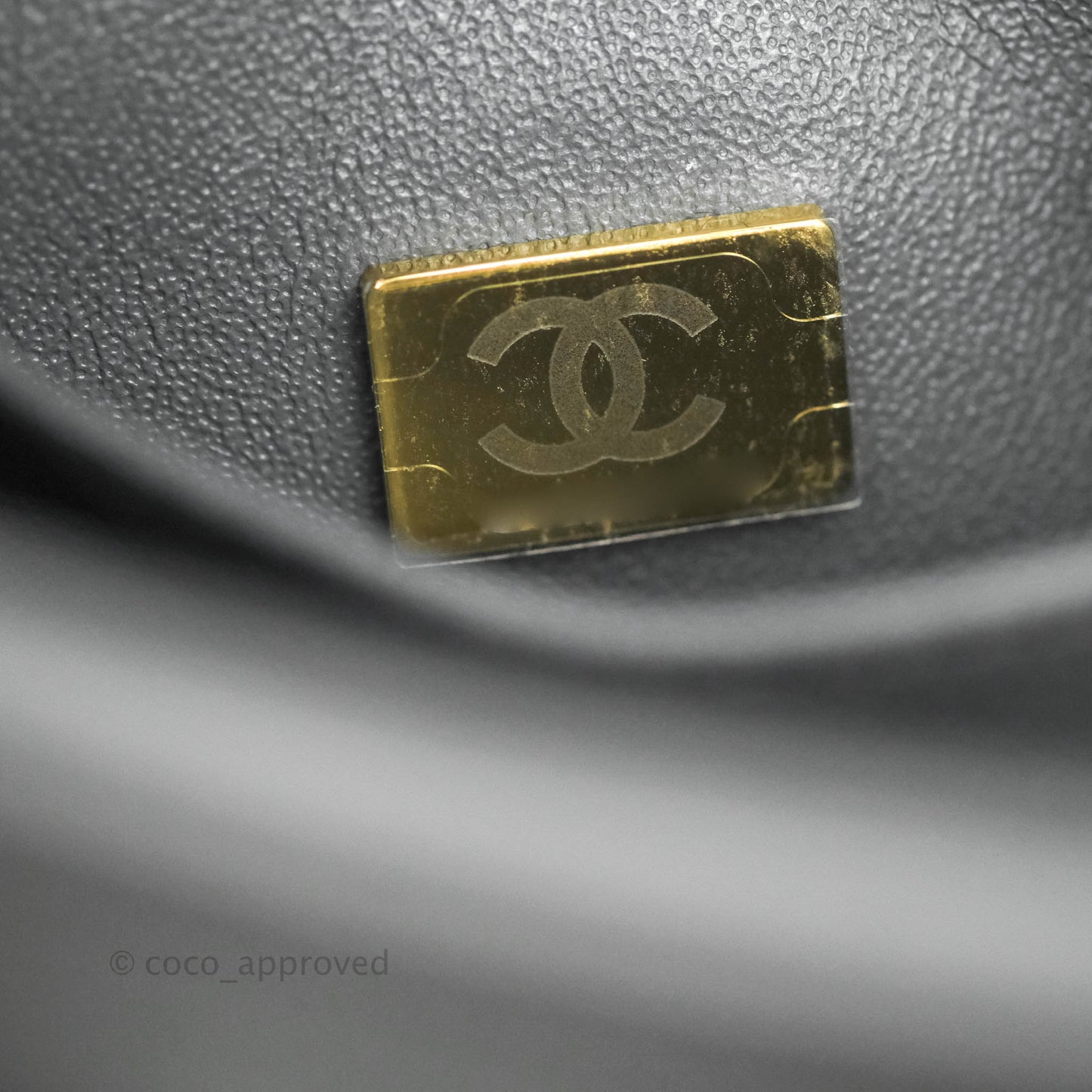 Chanel Small Quilted Trendy CC Dark Grey Lambskin Gold Hardware