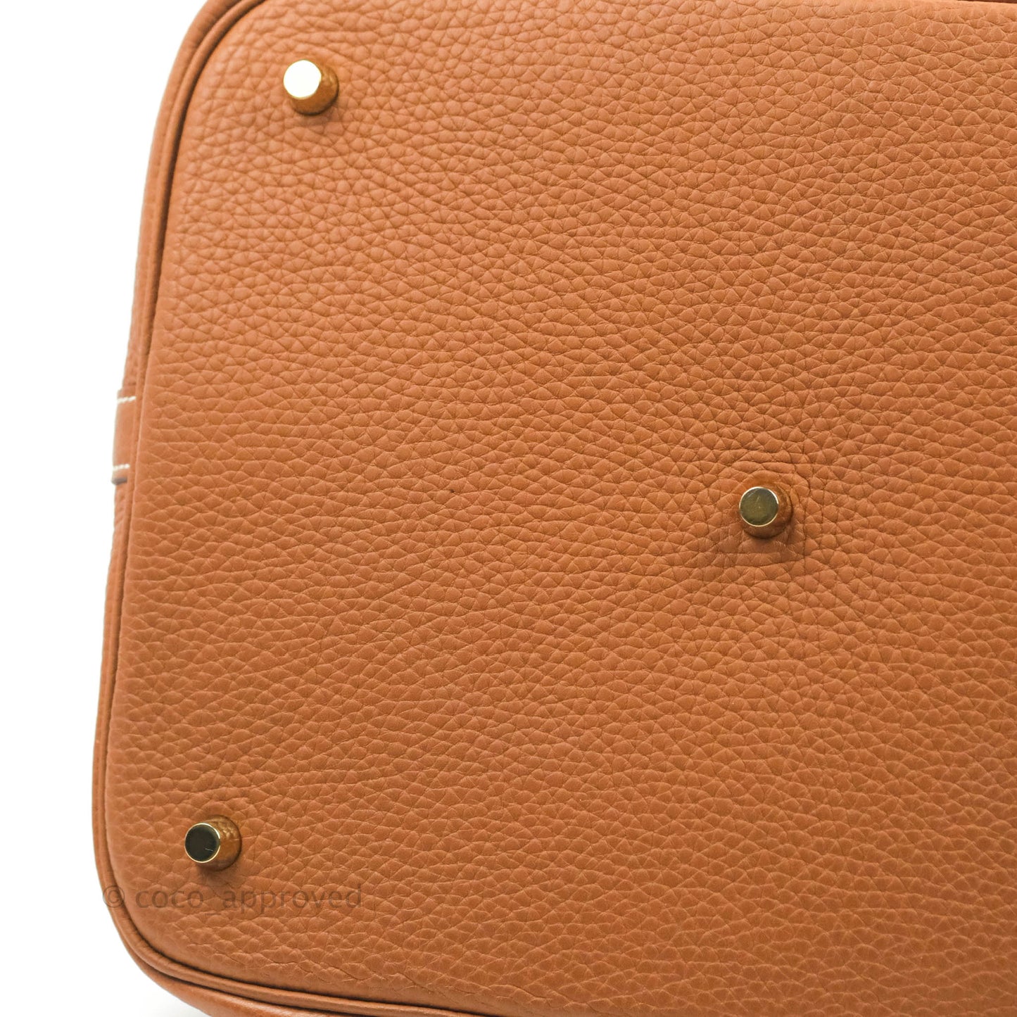 Hermès Picotin 26 GM Taurillon Clemence Gold Gold Hardware