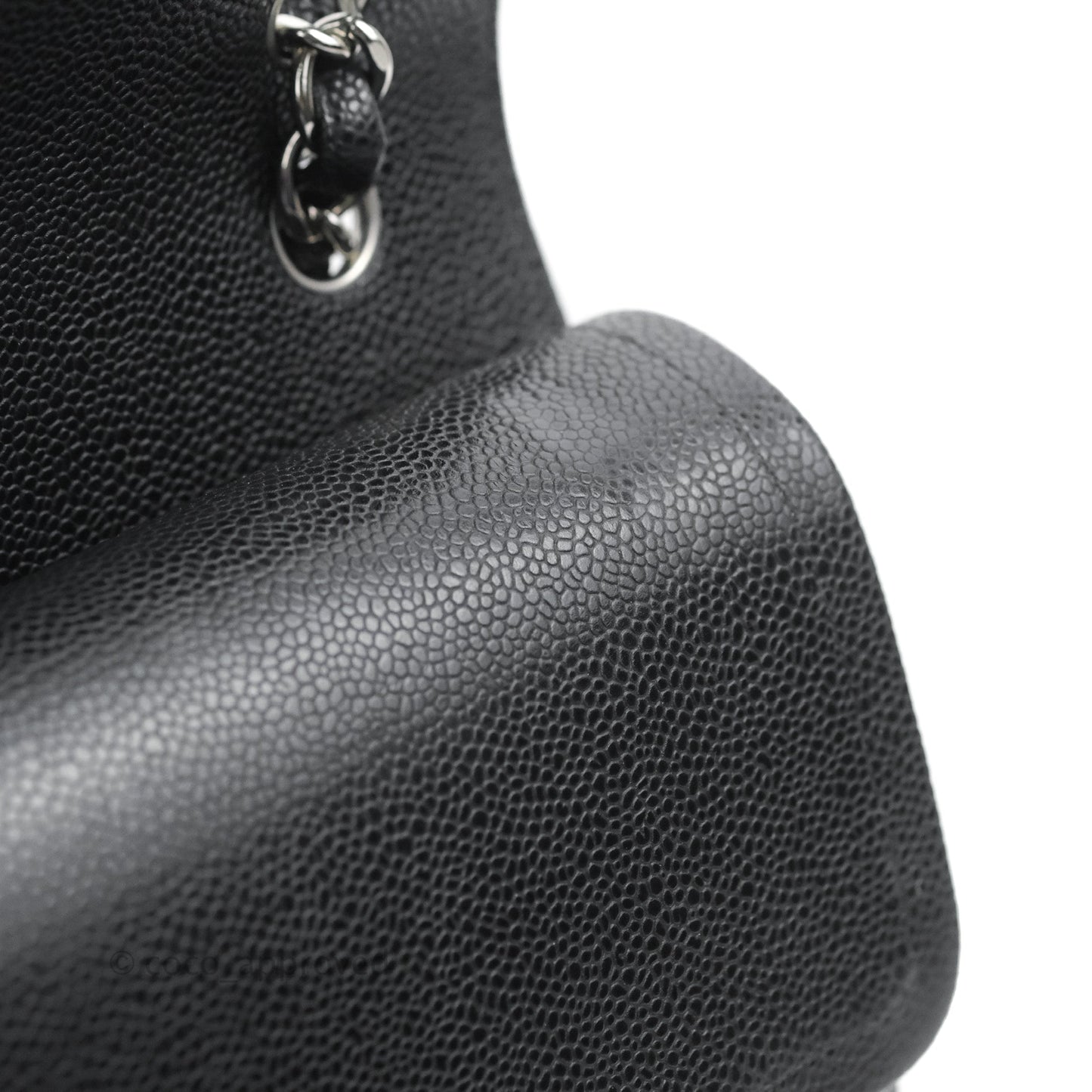 Chanel Jumbo Double Flap Black Caviar Silver Hardware⁣⁣