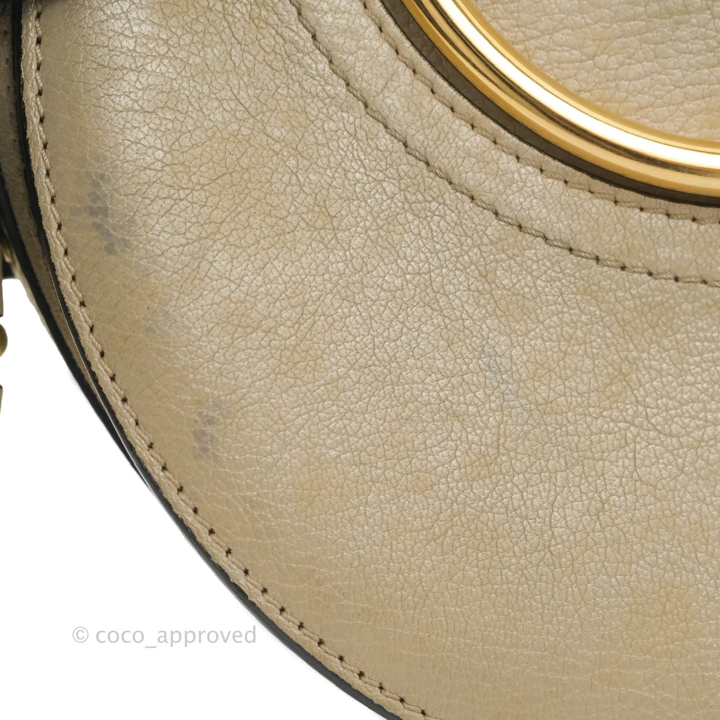 Chloe Calfskin Suede Small Pixie Bag Motty Grey