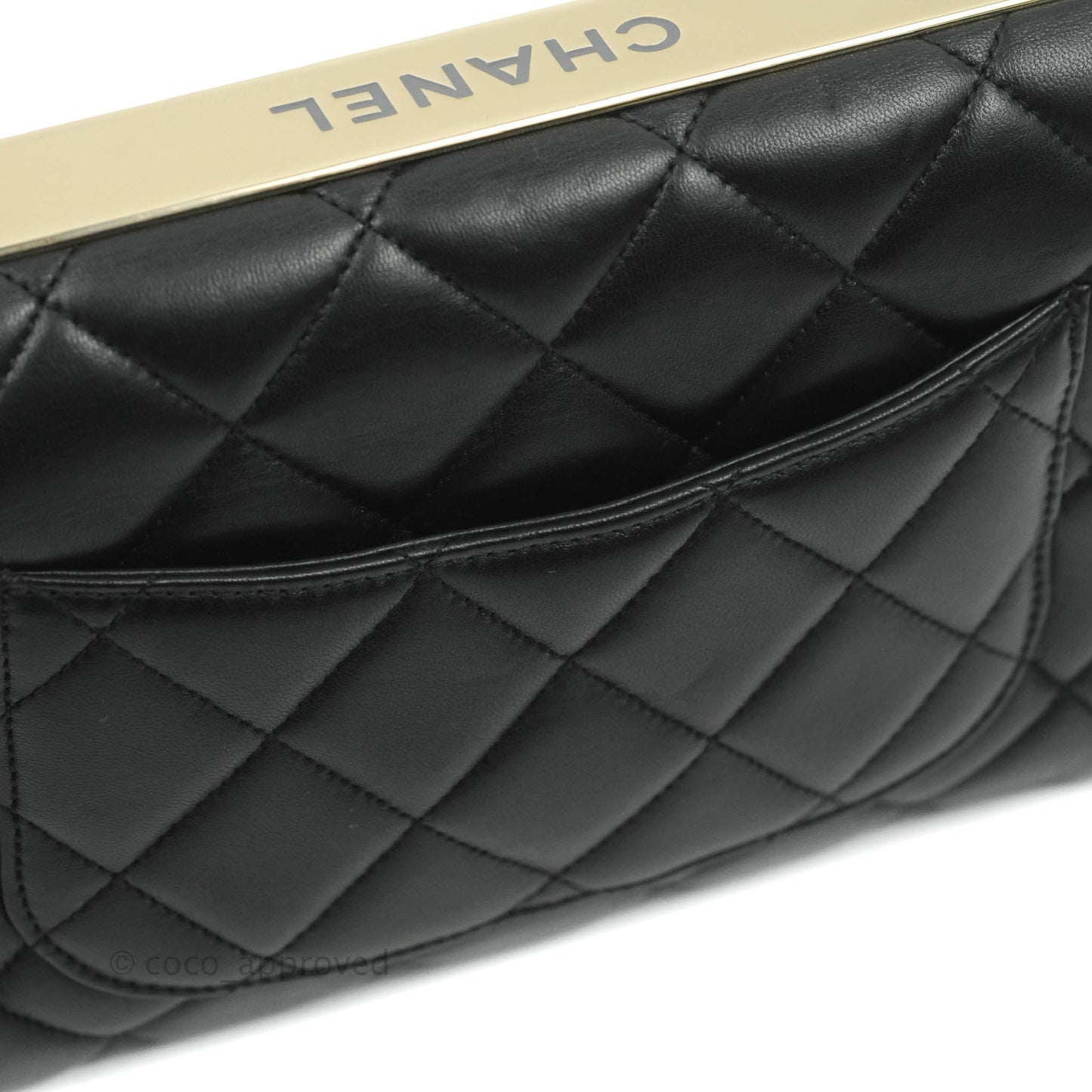 Chanel Trendy CC Flap Bag Black Lambskin Gold Hardware