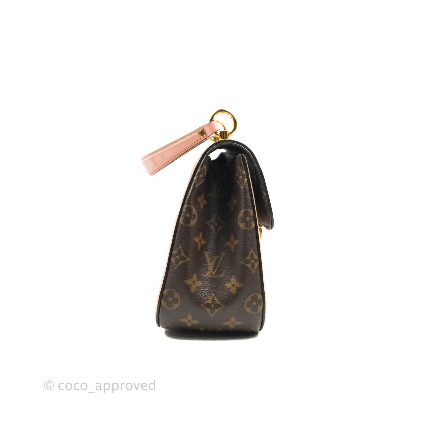 Louis Vuitton Cherrywood PM Handbag Patent Monogram Canvas